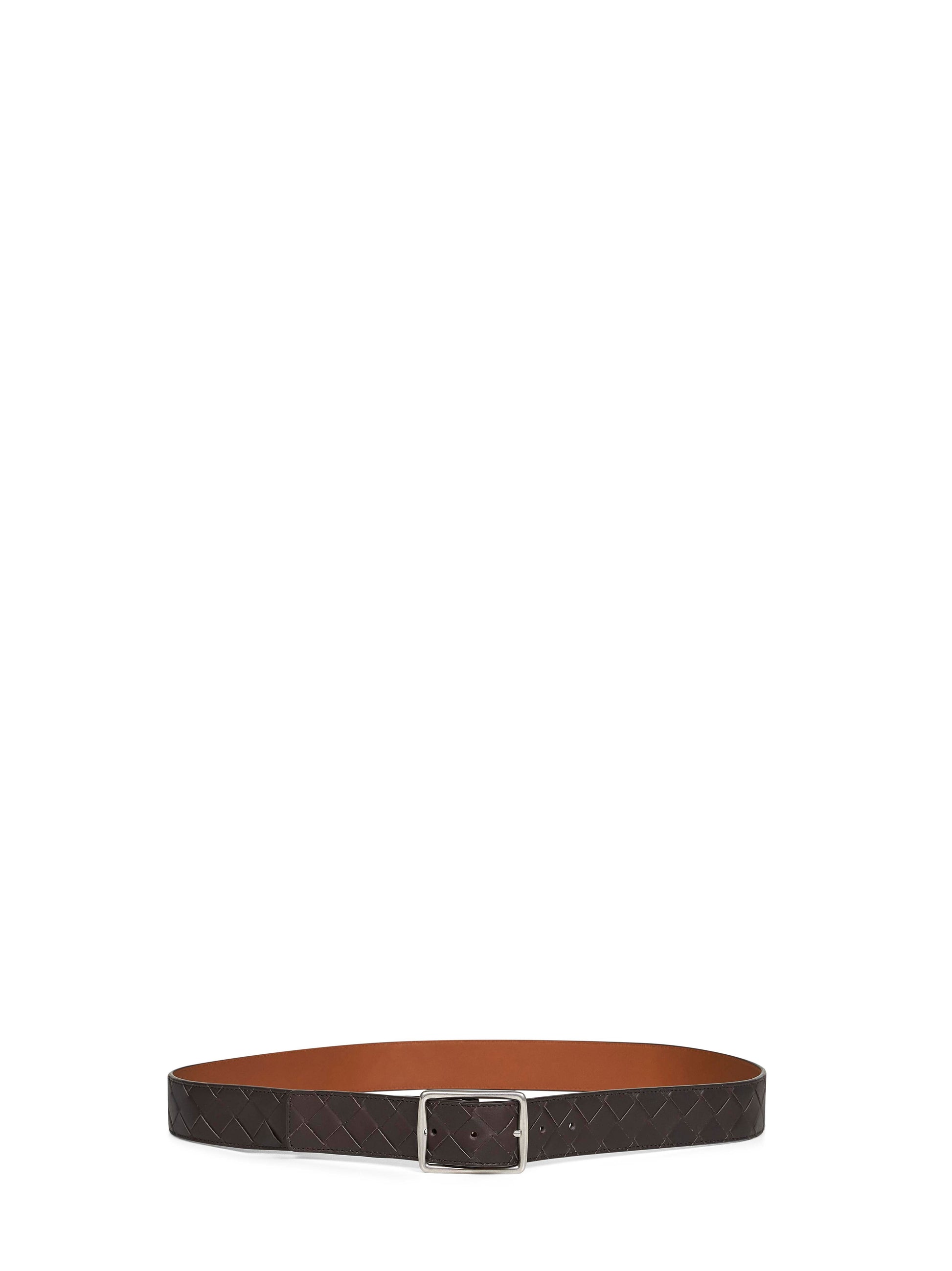 Bottega Veneta Men Two-Tone Leather Reverso Reversible Belt BOTTEGA VENETA