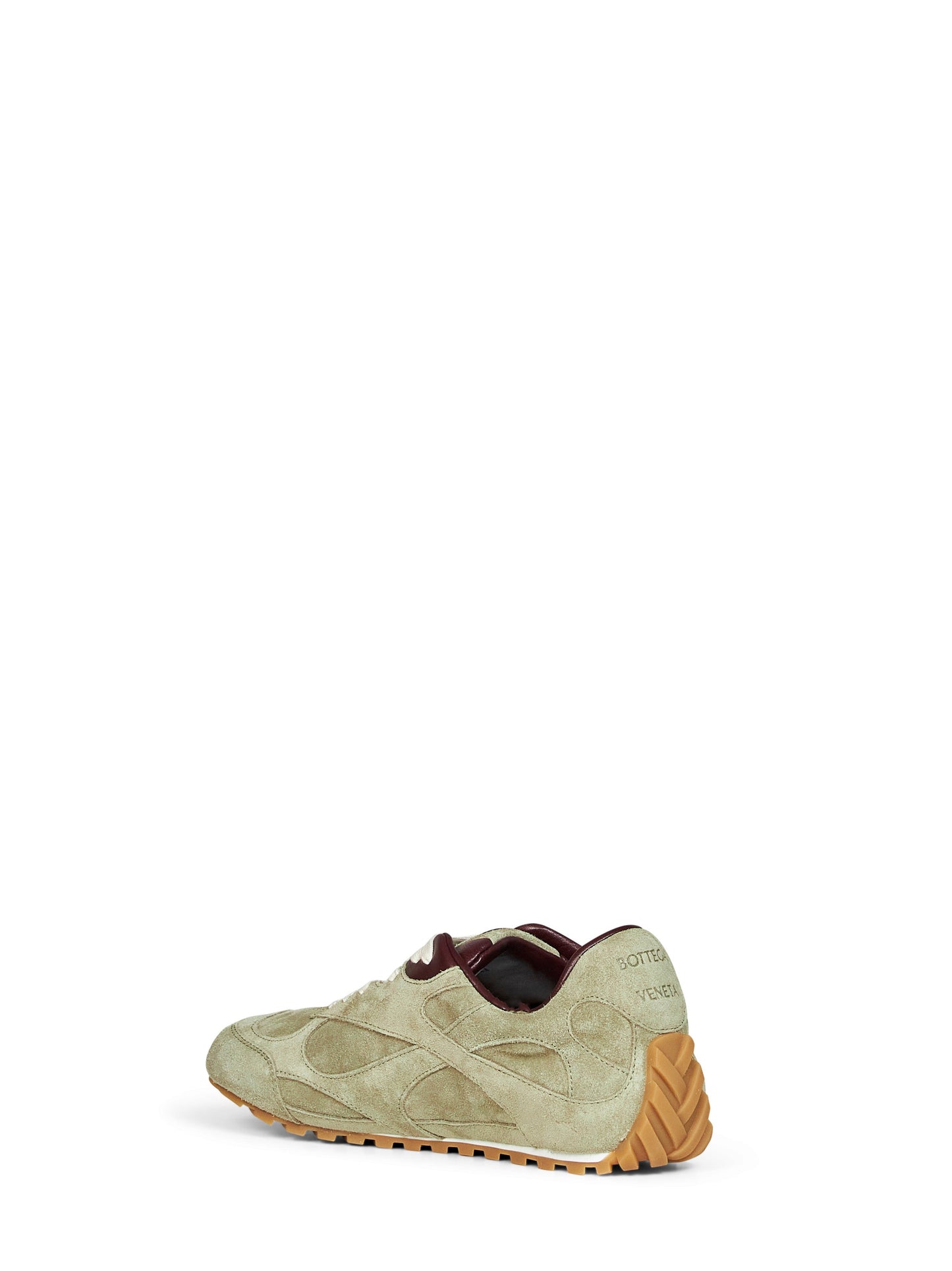 Bottega Veneta Women Travertine Suede Orbit Flash Low-Top Sneakers BOTTEGA VENETA