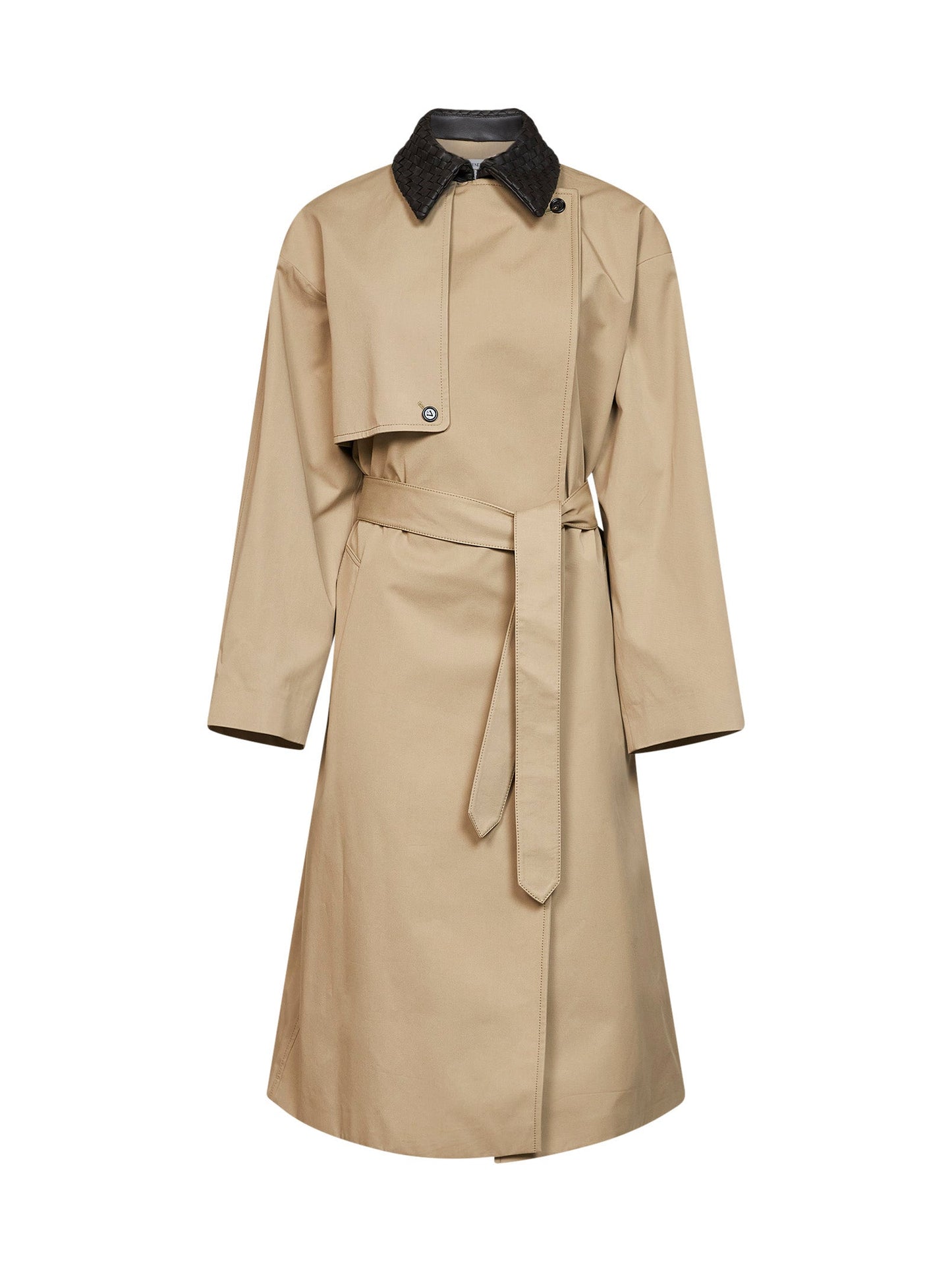 Bottega Veneta Women Sahara Lightweight Waterproof Cotton Trench Coat BOTTEGA VENETA