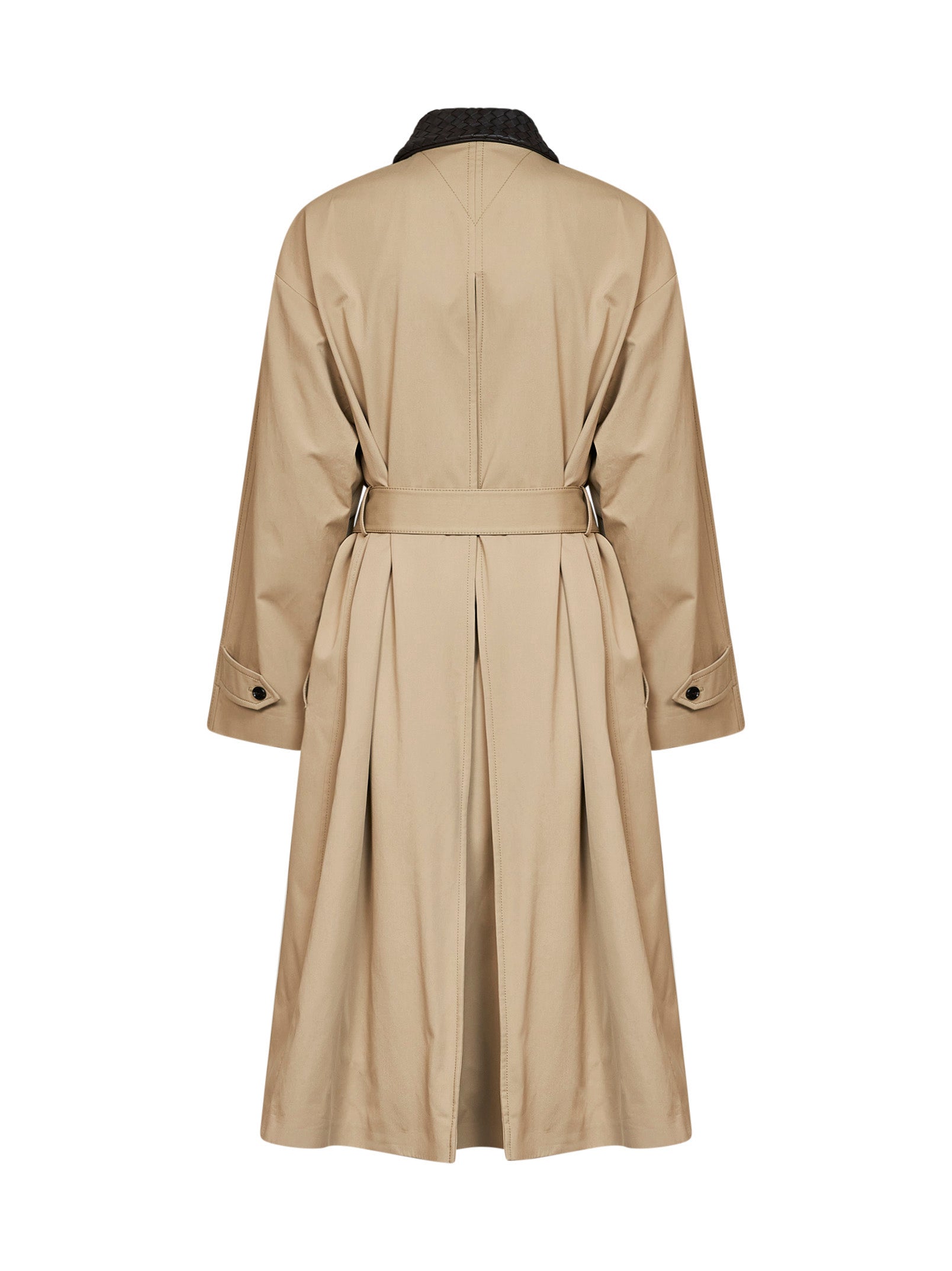 Bottega Veneta Women Sahara Lightweight Waterproof Cotton Trench Coat BOTTEGA VENETA