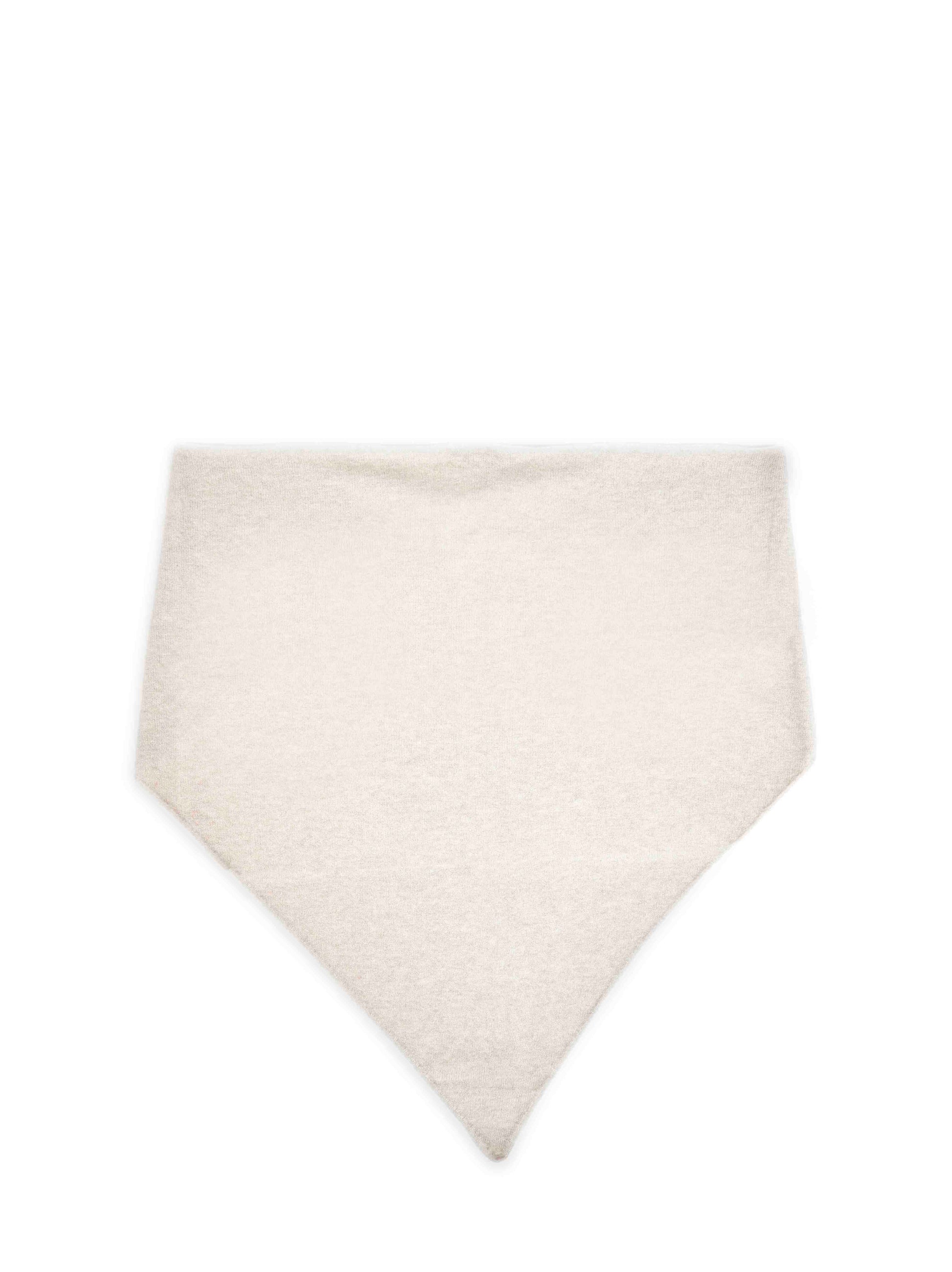 Brunello Cucinelli Women Beige Cashmere Large Scarf With Monili BRUNELLO CUCINELLI