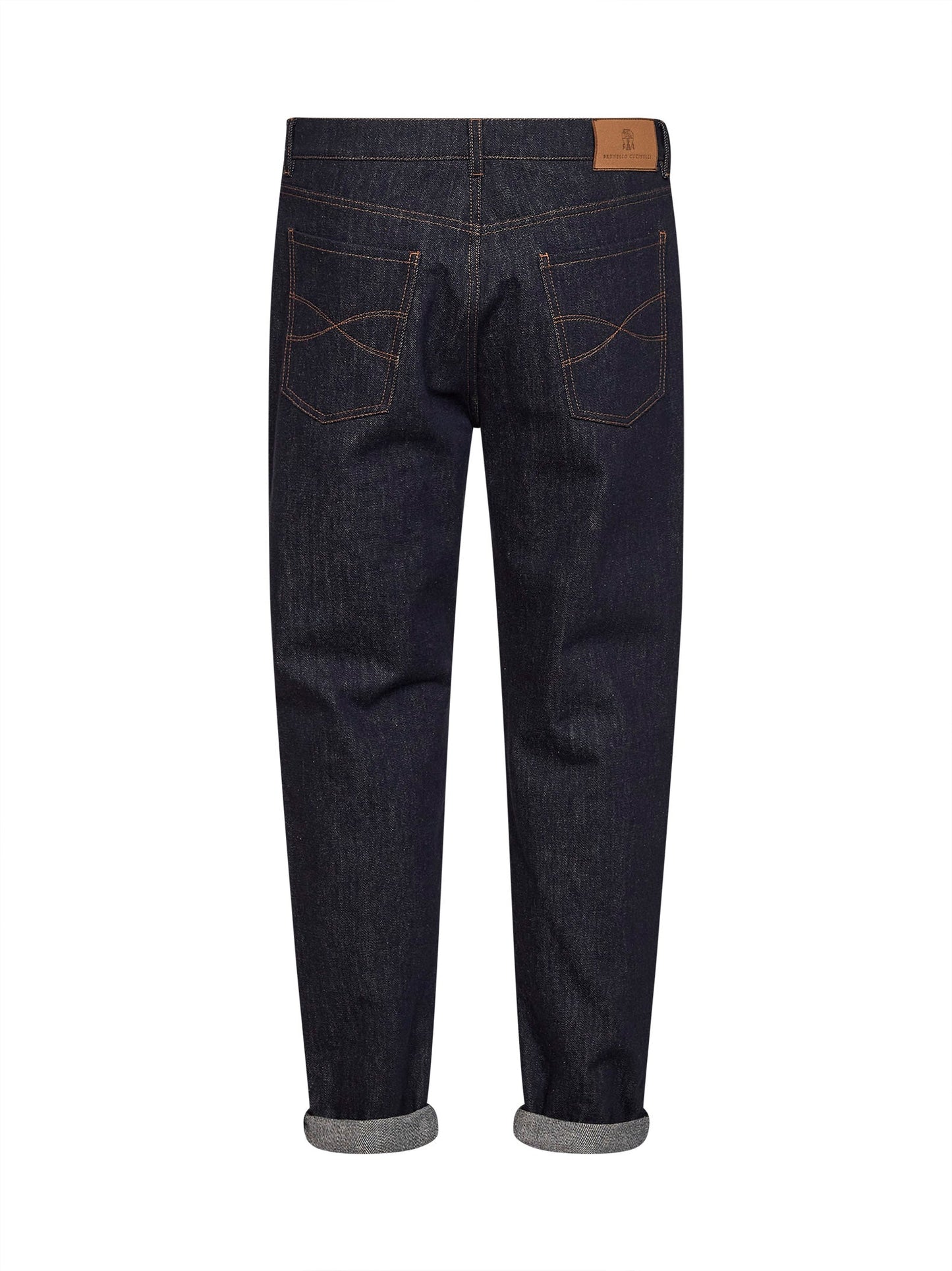 Brunello Cucinelli Men Blue Cotton Denim Iconic Fit Jeans BRUNELLO CUCINELLI