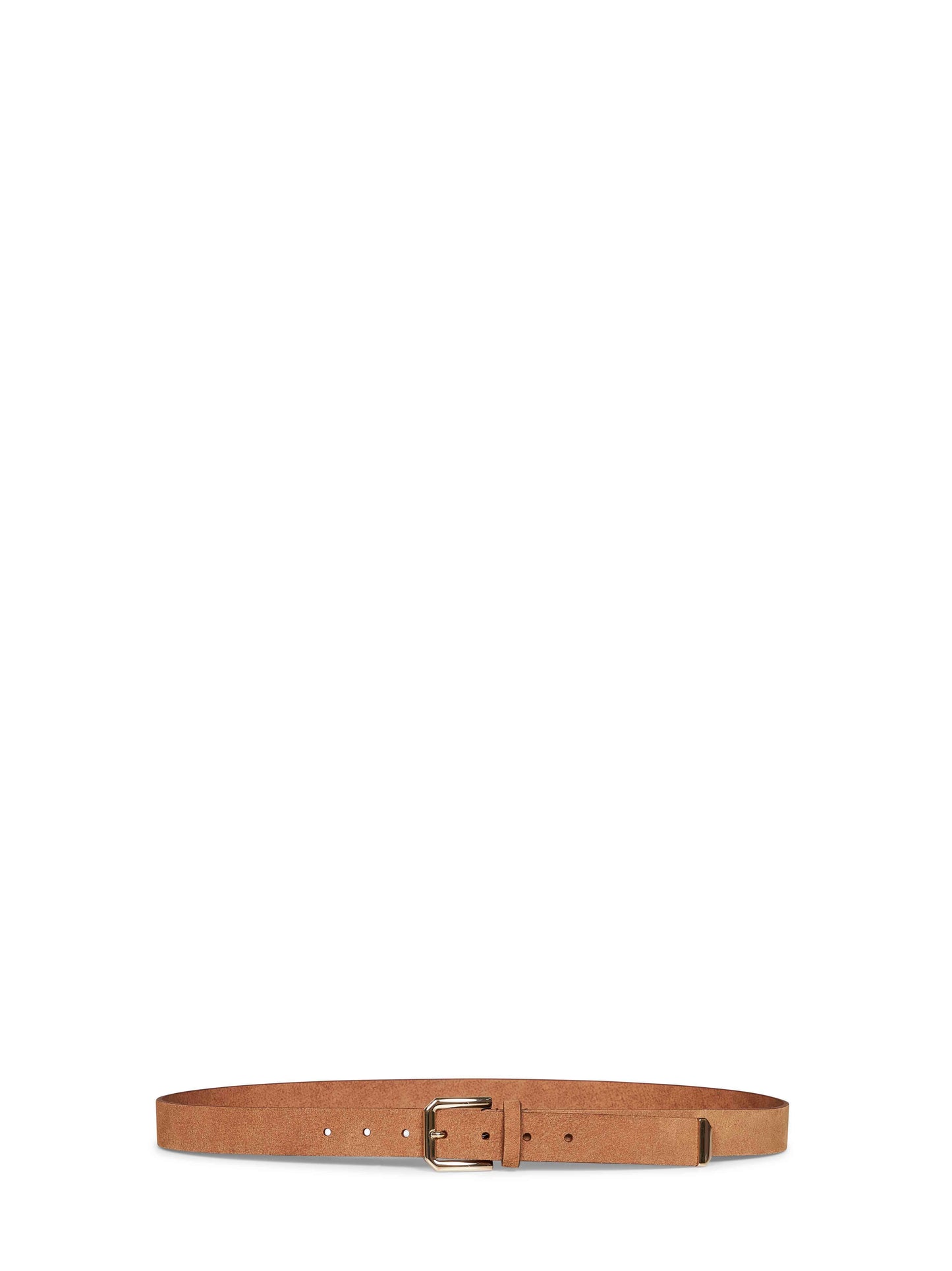 Brunello Cucinelli Men Light Brown Reversed Leather Belt BRUNELLO CUCINELLI