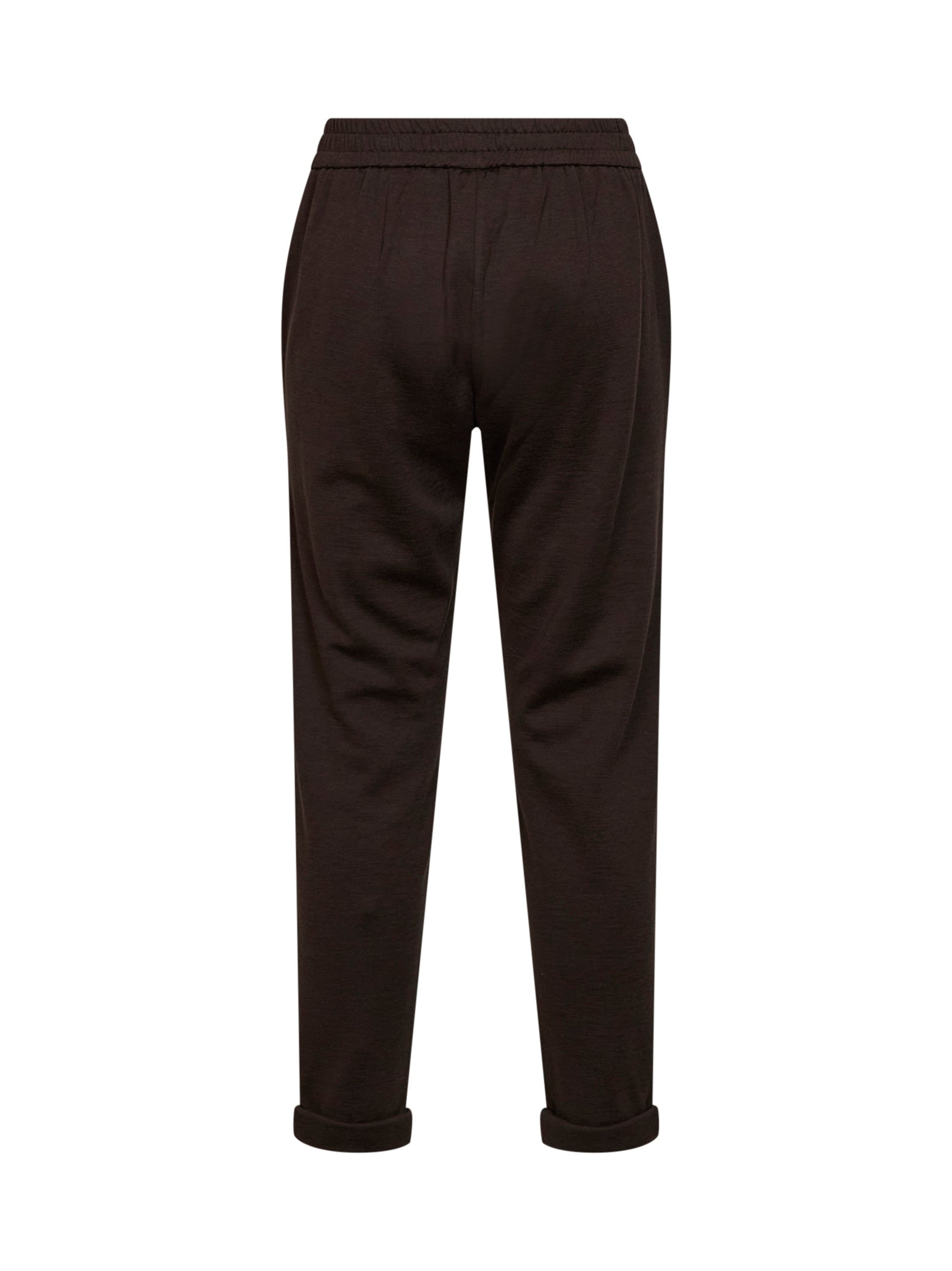 Brunello Cucinelli Women Brown Shiny Pocket Detail Trousers BRUNELLO CUCINELLI