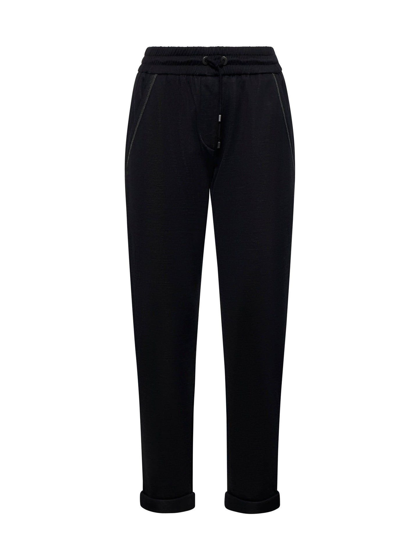 Brunello Cucinelli Women Pantalone Jogging In Cotone E Seta BRUNELLO CUCINELLI