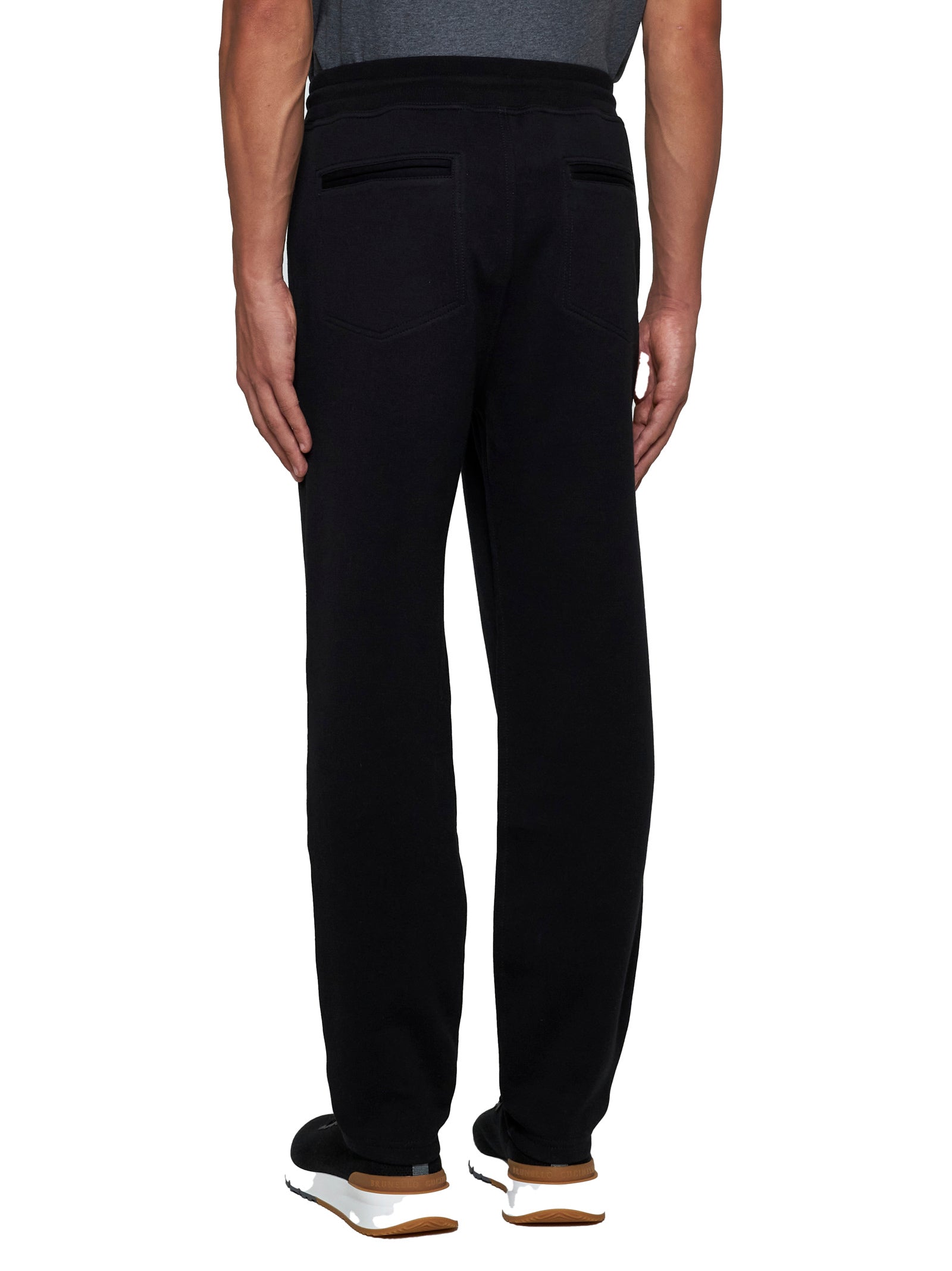 Brunello Cucinelli Men Brunello Cucinelli Trousers In Cotton And Cashmere Blend BRUNELLO CUCINELLI
