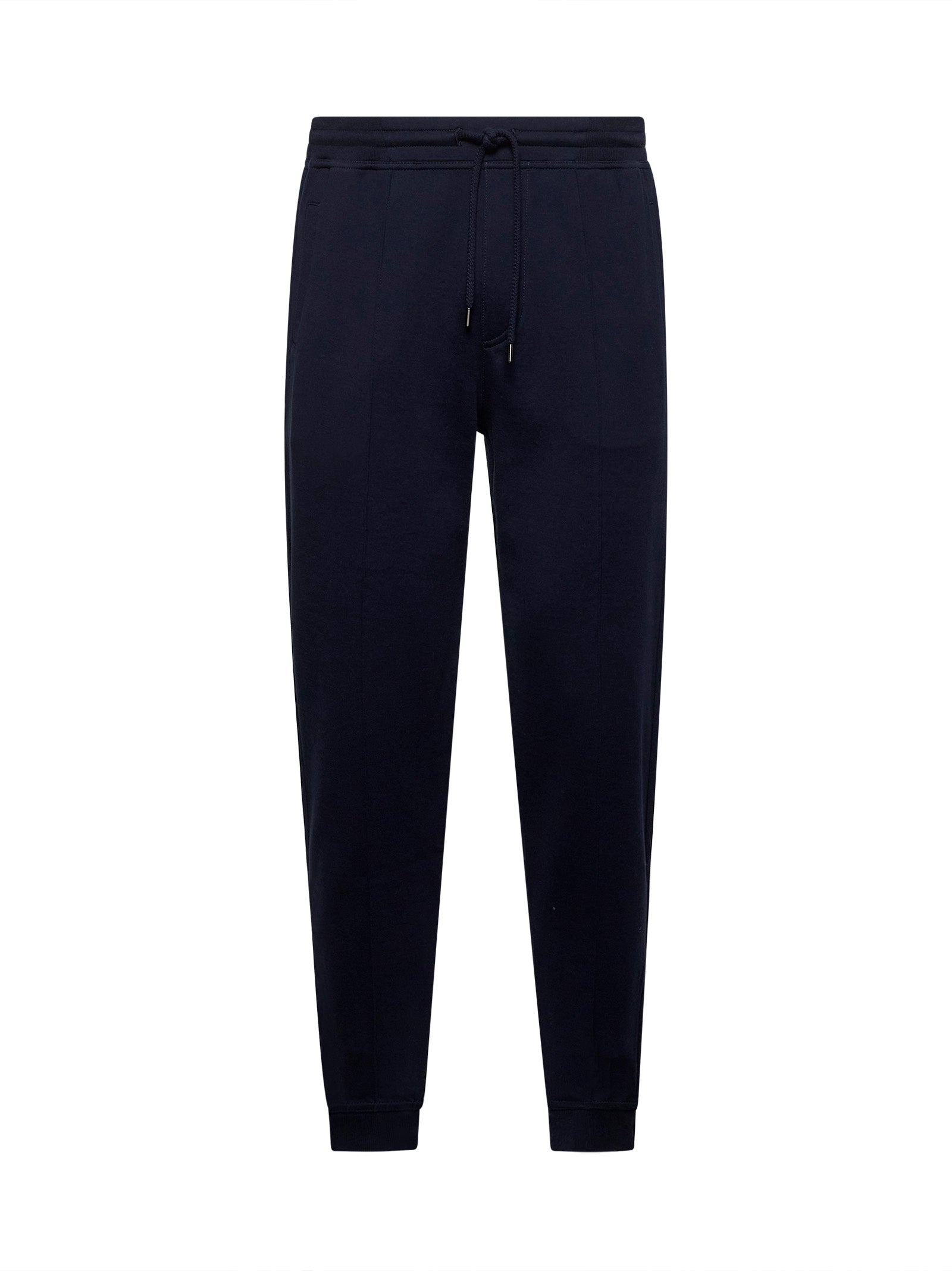 Brunello Cucinelli Men Blue Fleece Joggers BRUNELLO CUCINELLI