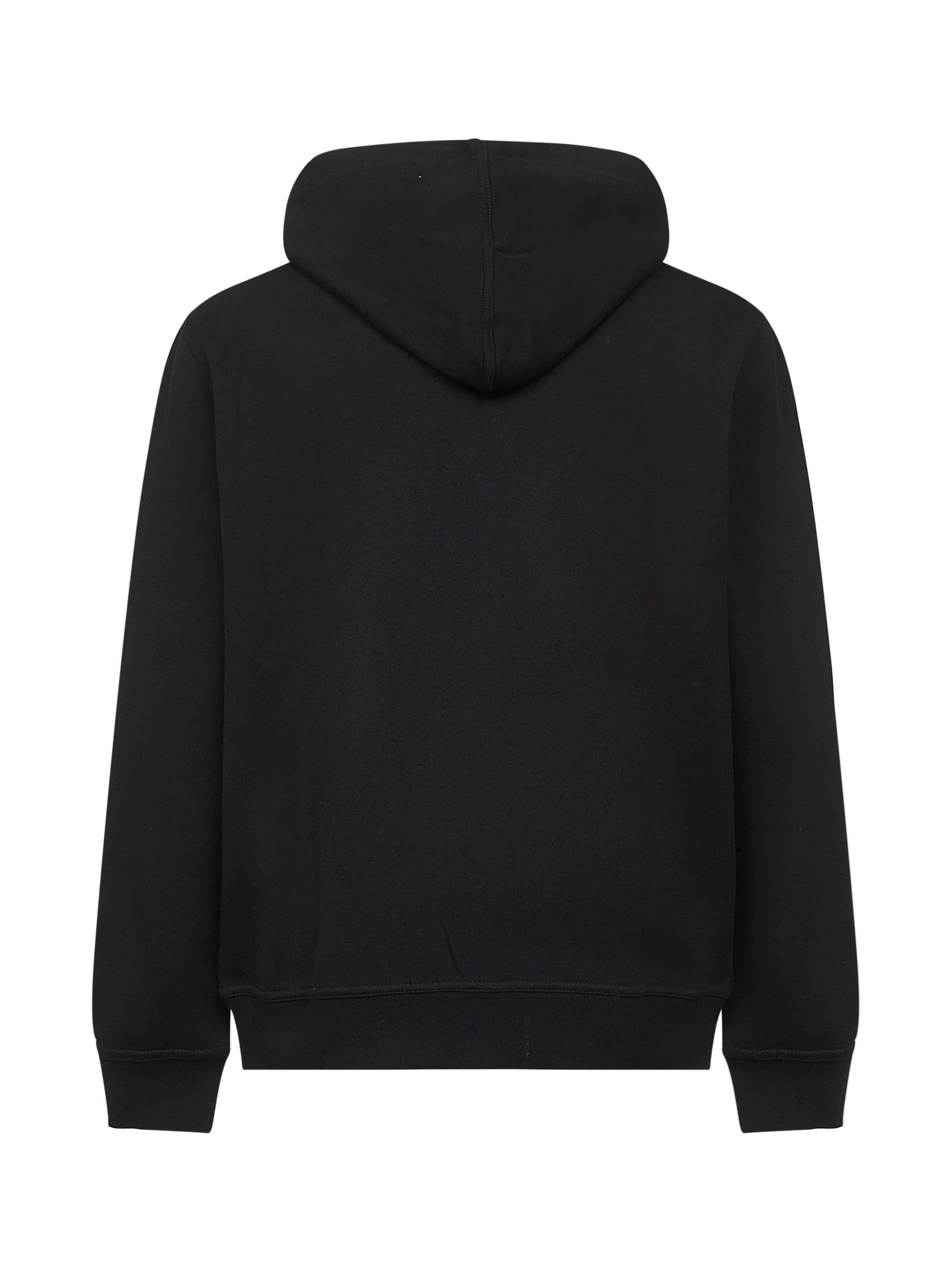 Brunello Cucinelli Men Black Double Fleece Zip-Up Hoodie BRUNELLO CUCINELLI