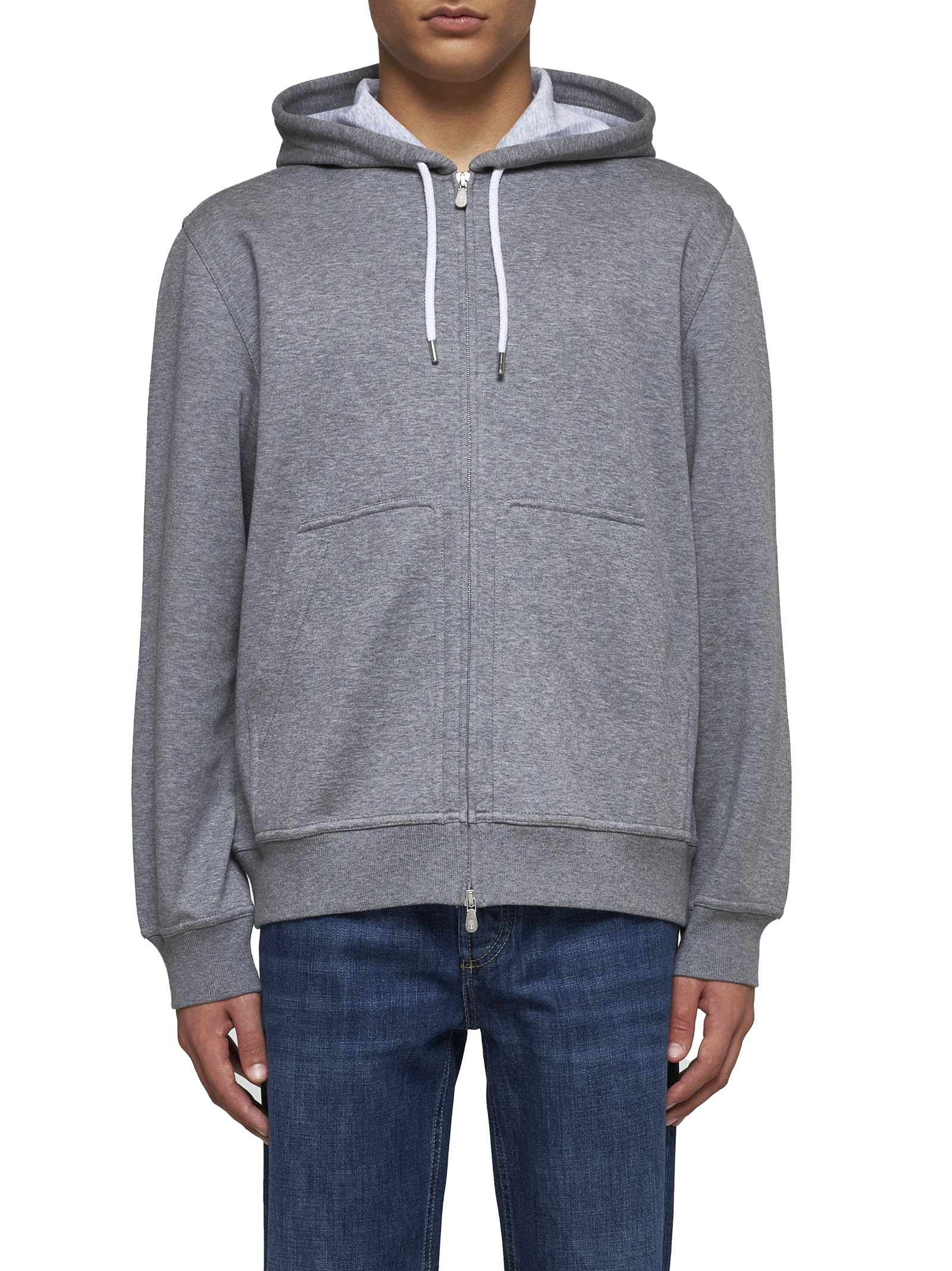 Brunello Cucinelli Men Leisure Zip-Up Sweatshirt BRUNELLO CUCINELLI