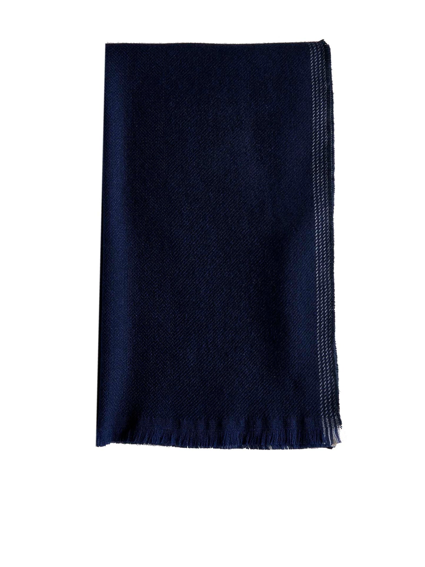 Brunello Cucinelli Men Wool And Cashmere Scarf BRUNELLO CUCINELLI