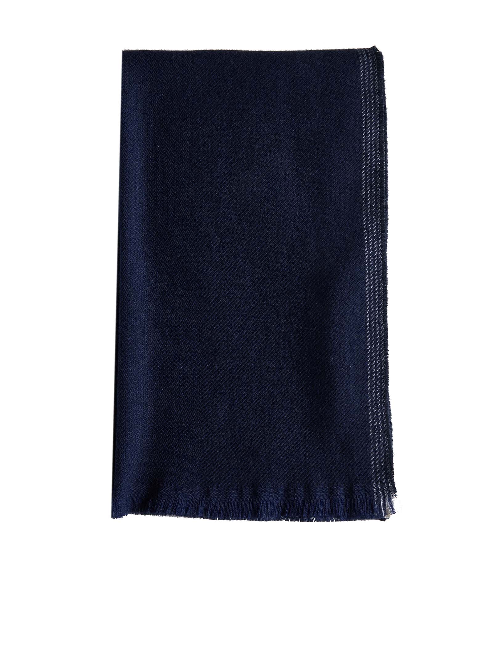 Brunello Cucinelli Men Wool And Cashmere Scarf BRUNELLO CUCINELLI