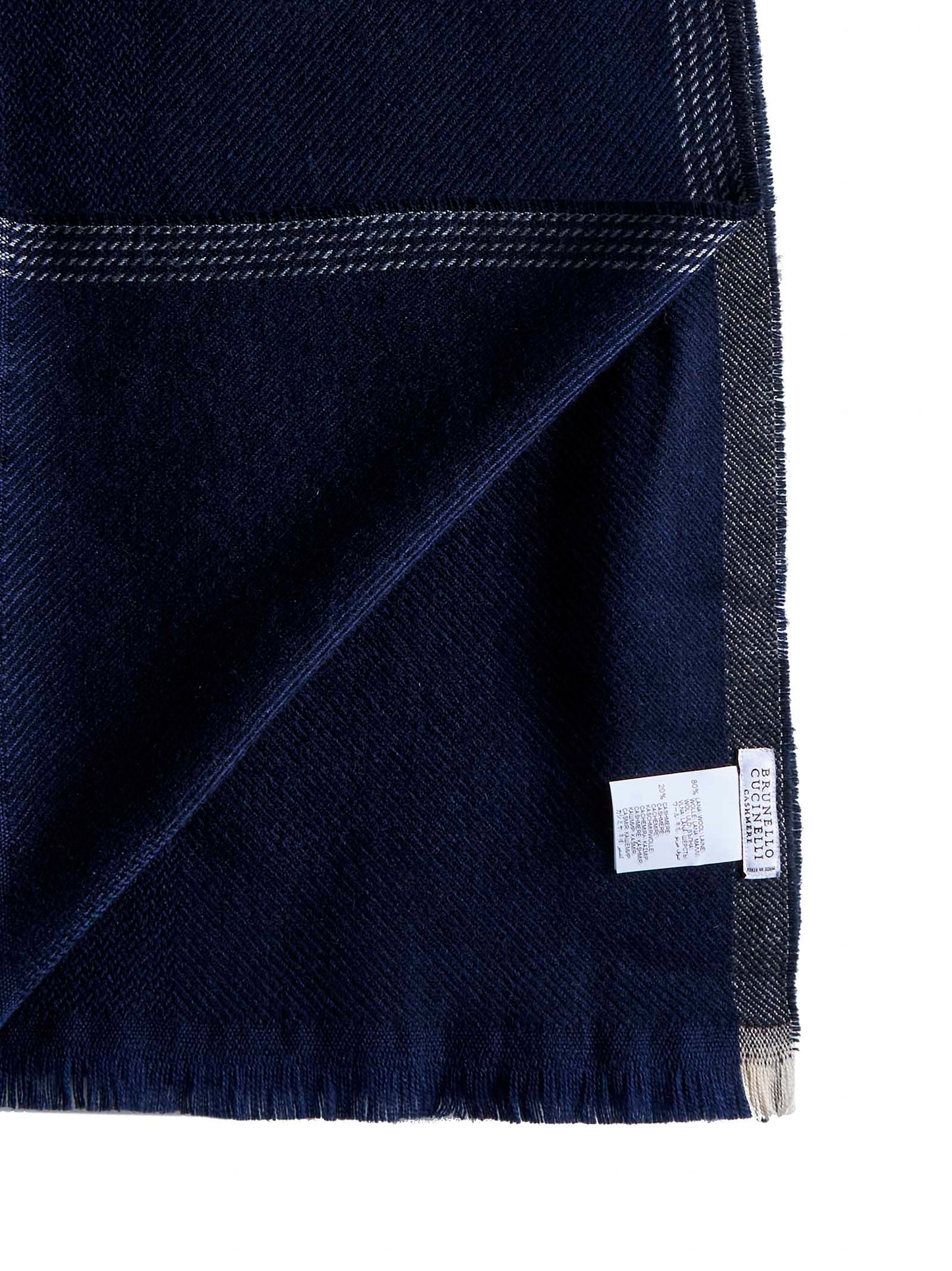 Brunello Cucinelli Men Wool And Cashmere Scarf BRUNELLO CUCINELLI