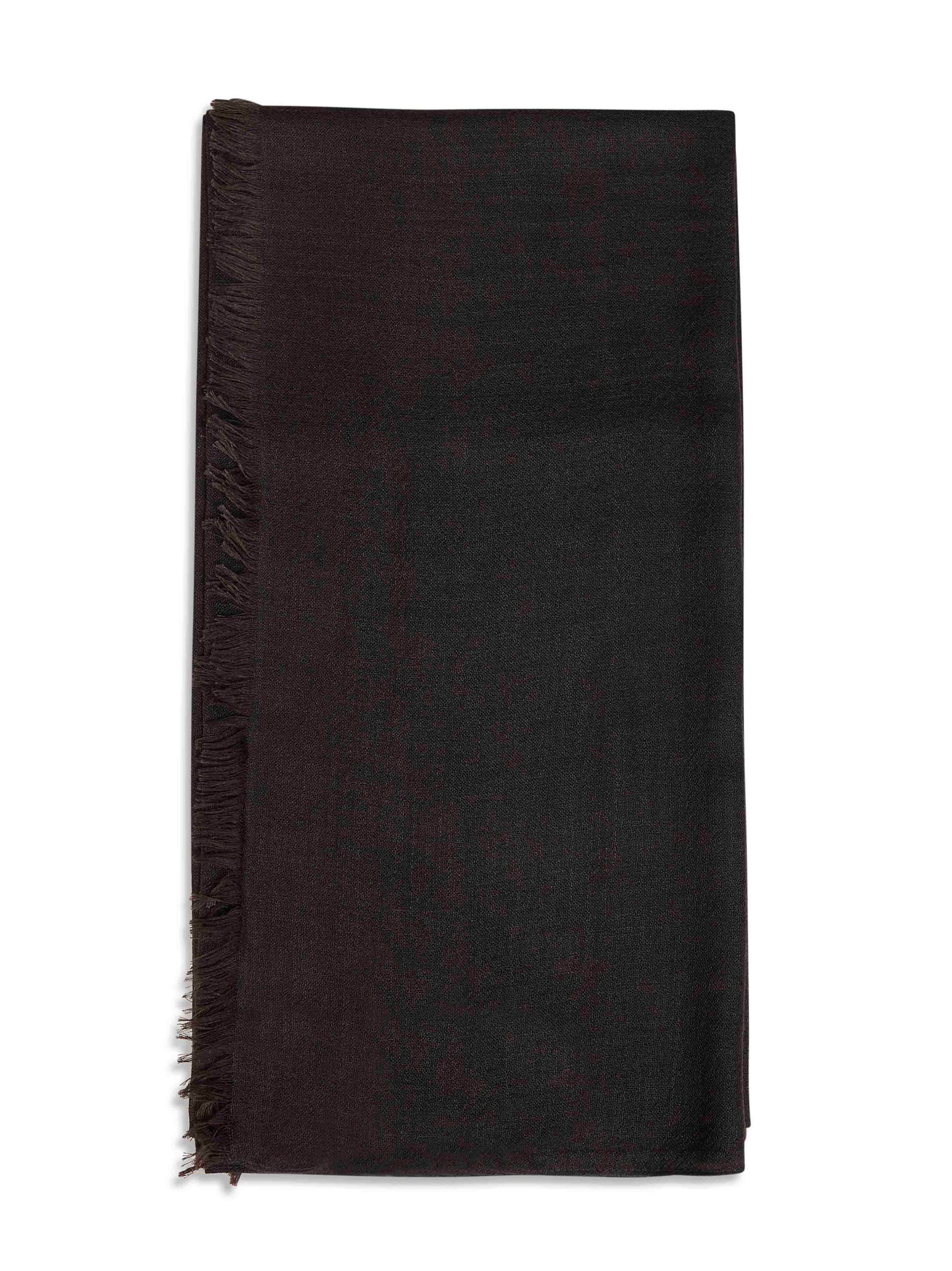 Brunello Cucinelli Women Coffee Cashmere And Silk Scarf BRUNELLO CUCINELLI