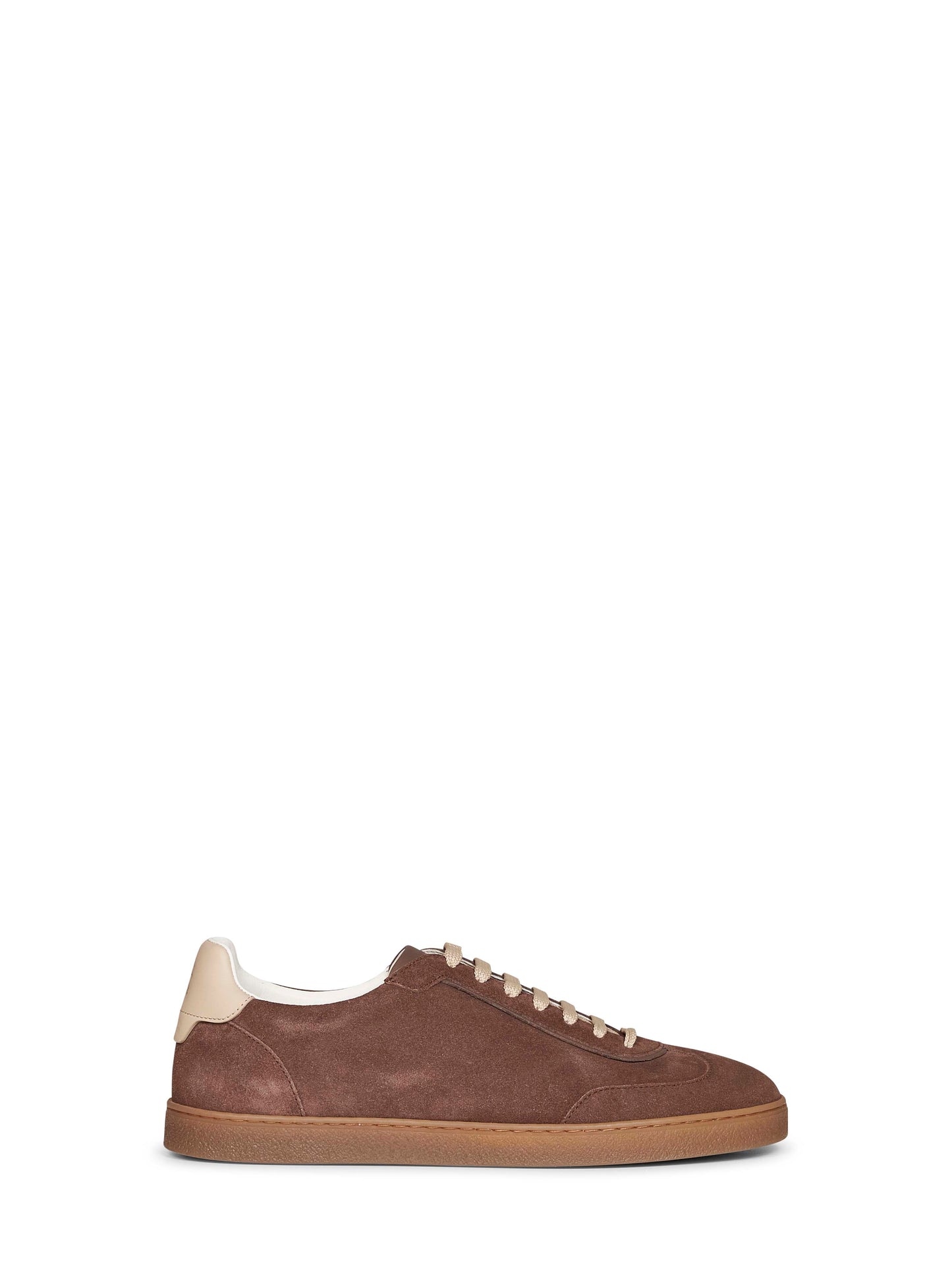 Brunello Cucinelli Men Mud Suede Sneakers BRUNELLO CUCINELLI
