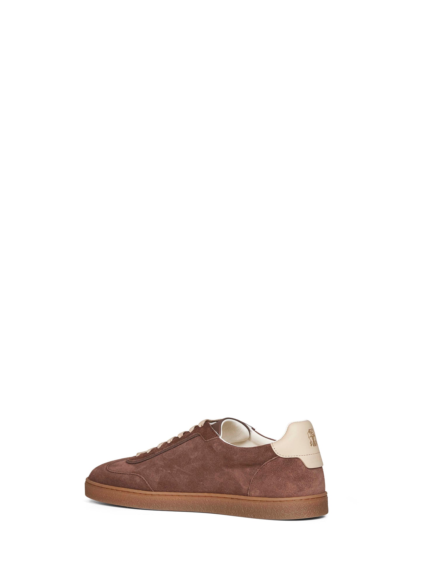 Brunello Cucinelli Men Mud Suede Sneakers BRUNELLO CUCINELLI