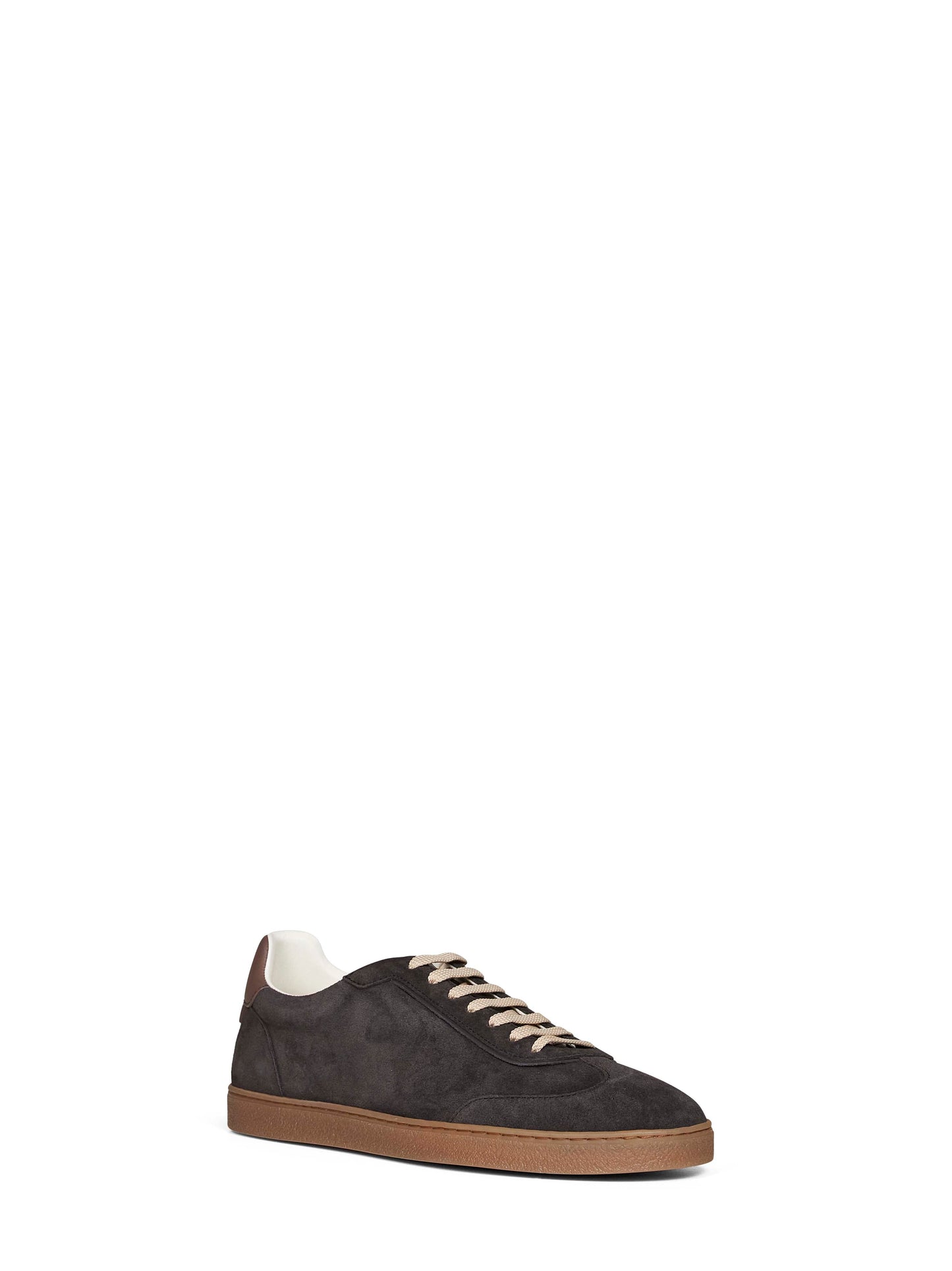 Brunello Cucinelli Men Pepper Suede Sneakers BRUNELLO CUCINELLI