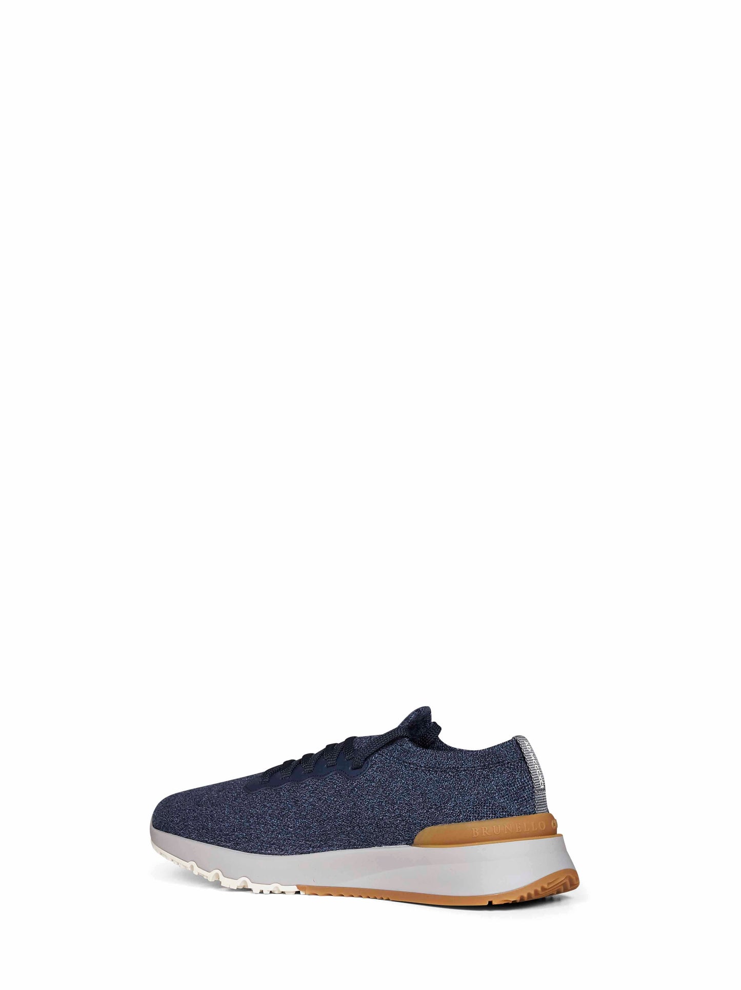Brunello Cucinelli Men Denim Wool Knit Runners BRUNELLO CUCINELLI