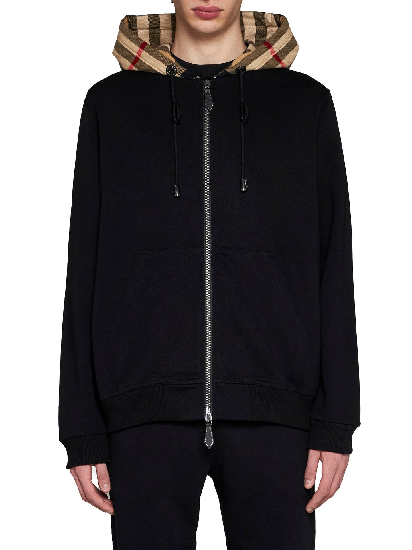 Burberry Men Check Hoodie BURBERRY