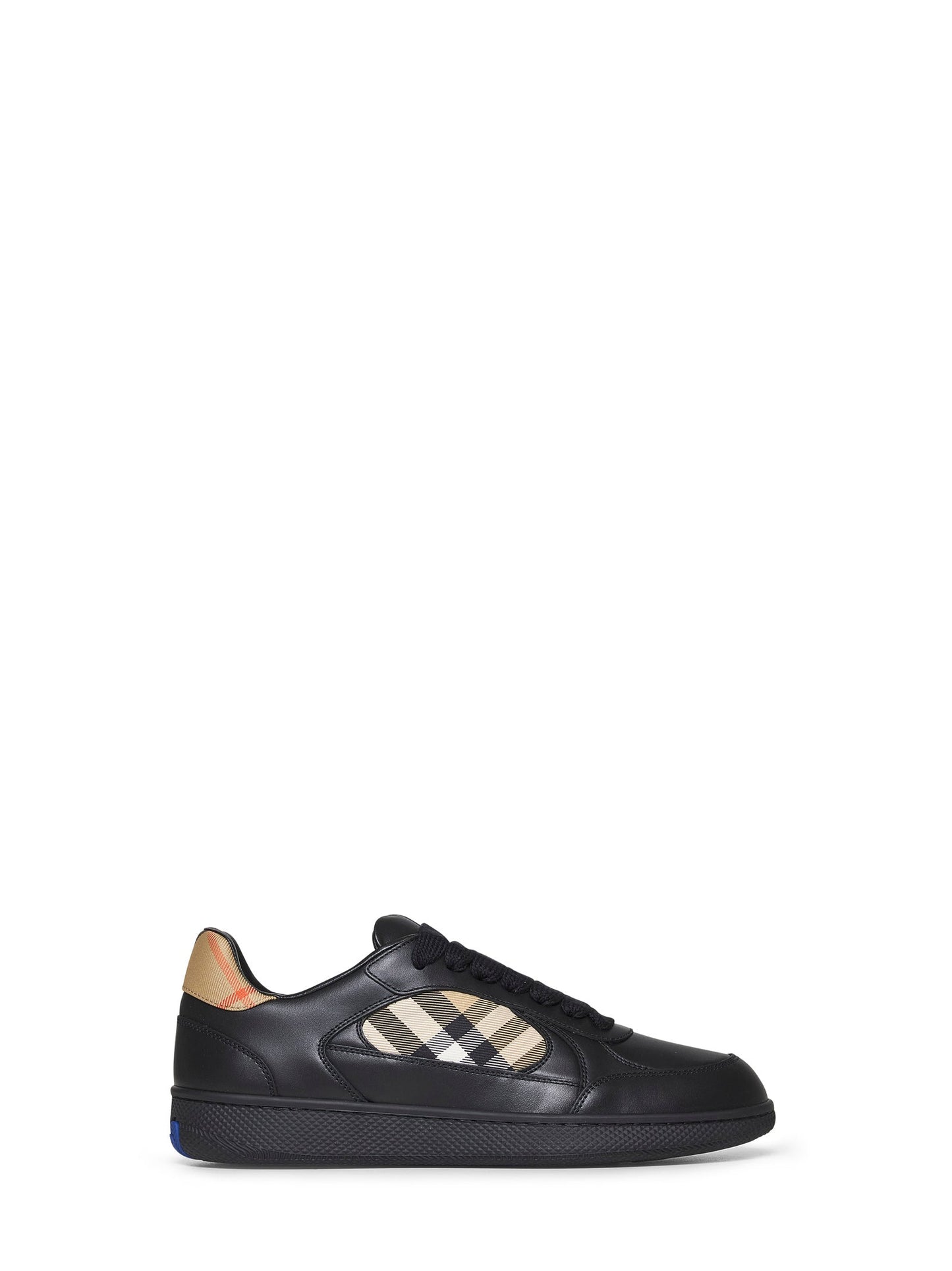 Burberry Men Terrace Sneakers In Black Leather BURBERRY
