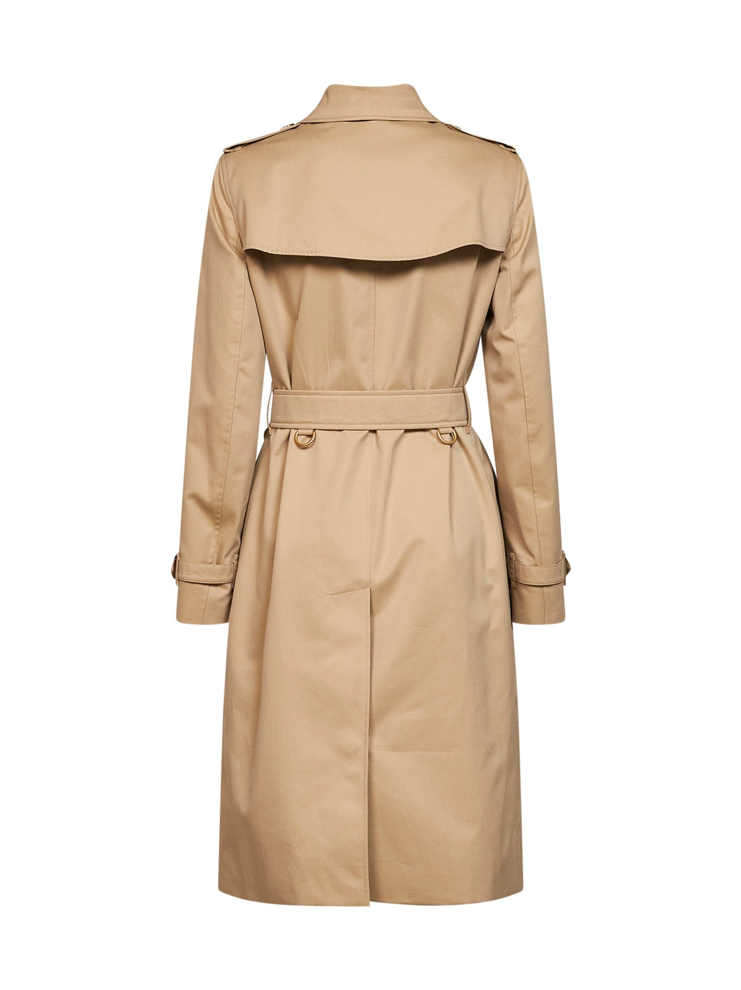 Burberry Women Honey Beige Heritage Kensington Long Trench Coat BURBERRY