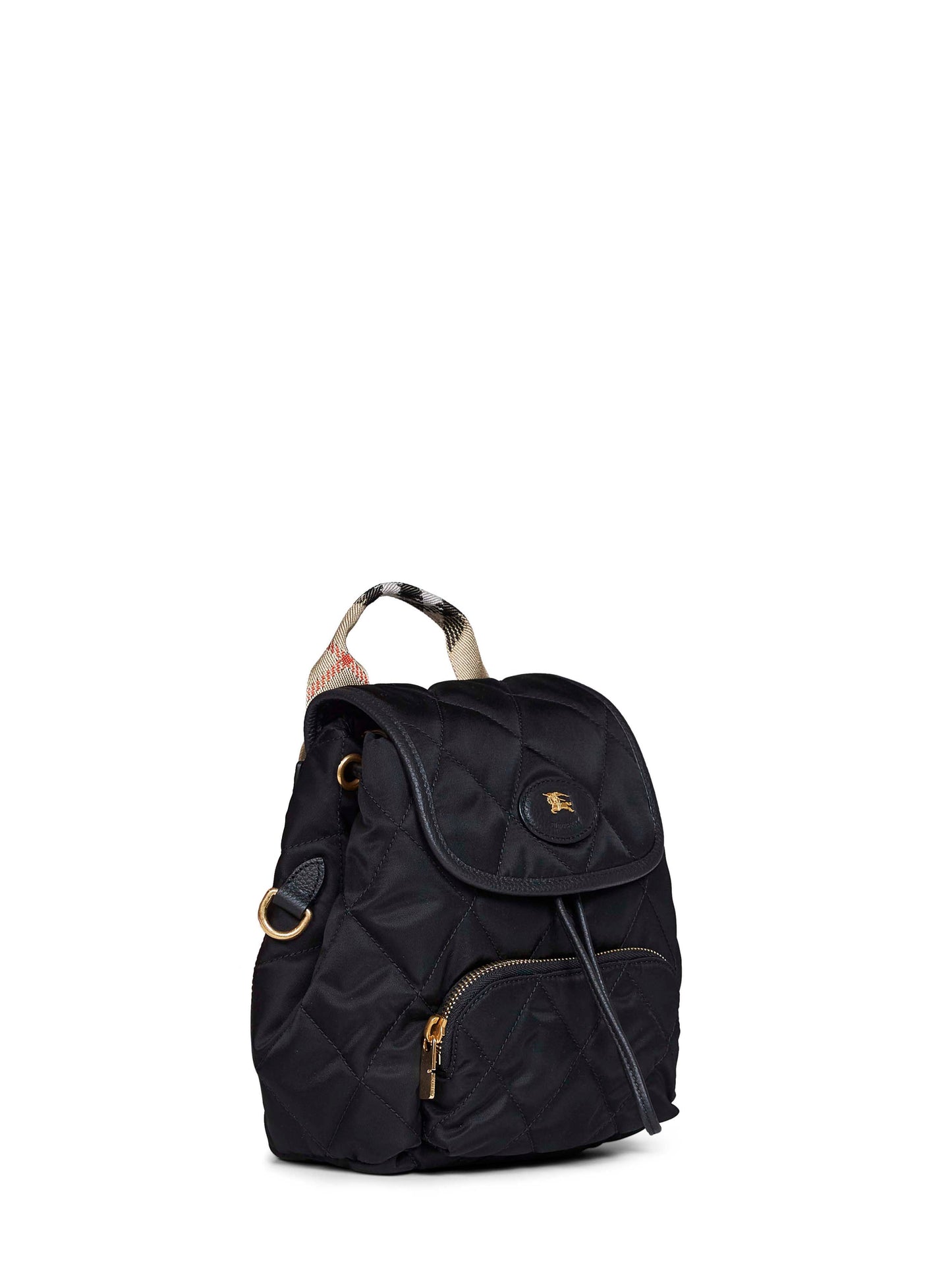 Burberry Women Black Horseshoe Mini Backpack BURBERRY