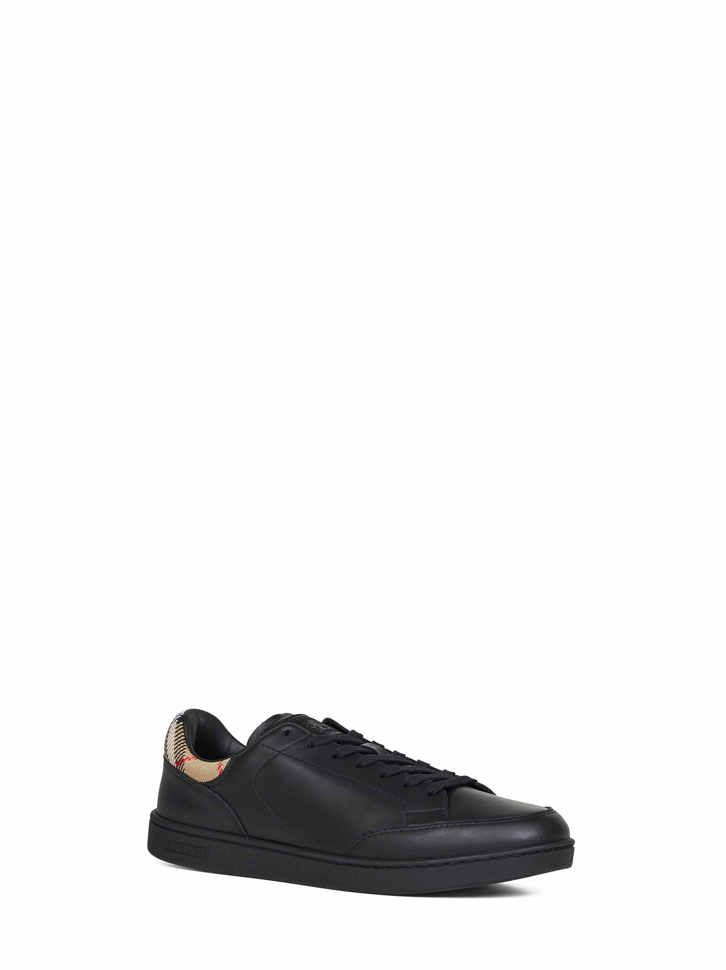 Burberry Men Black Calf Leather Set Sneakers BURBERRY