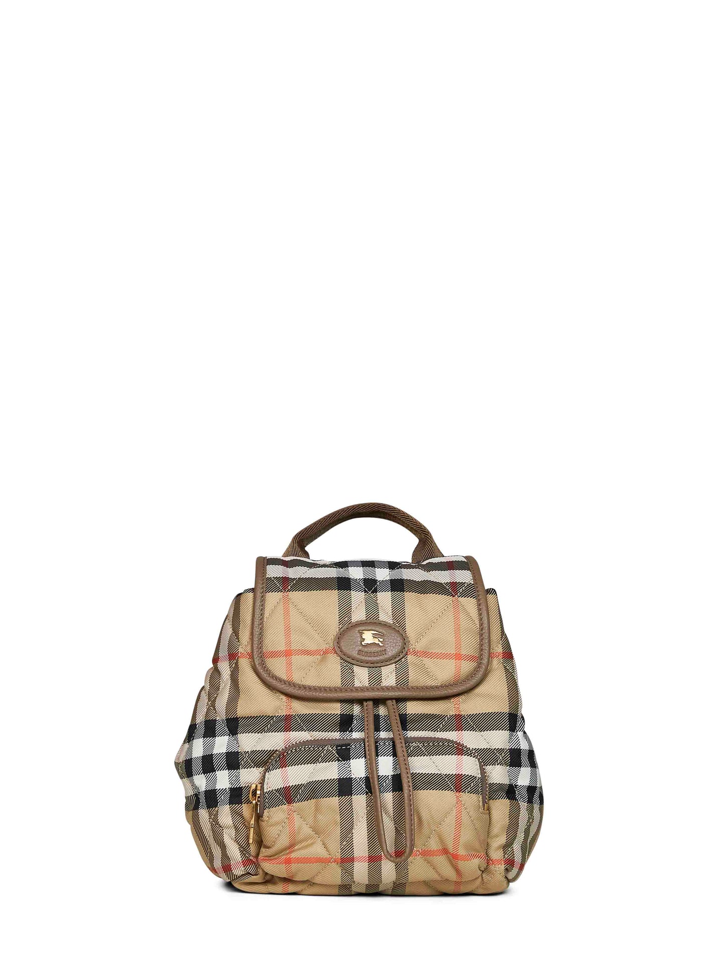 Burberry Women Sand Beige Horseshoe Mini Backpack BURBERRY