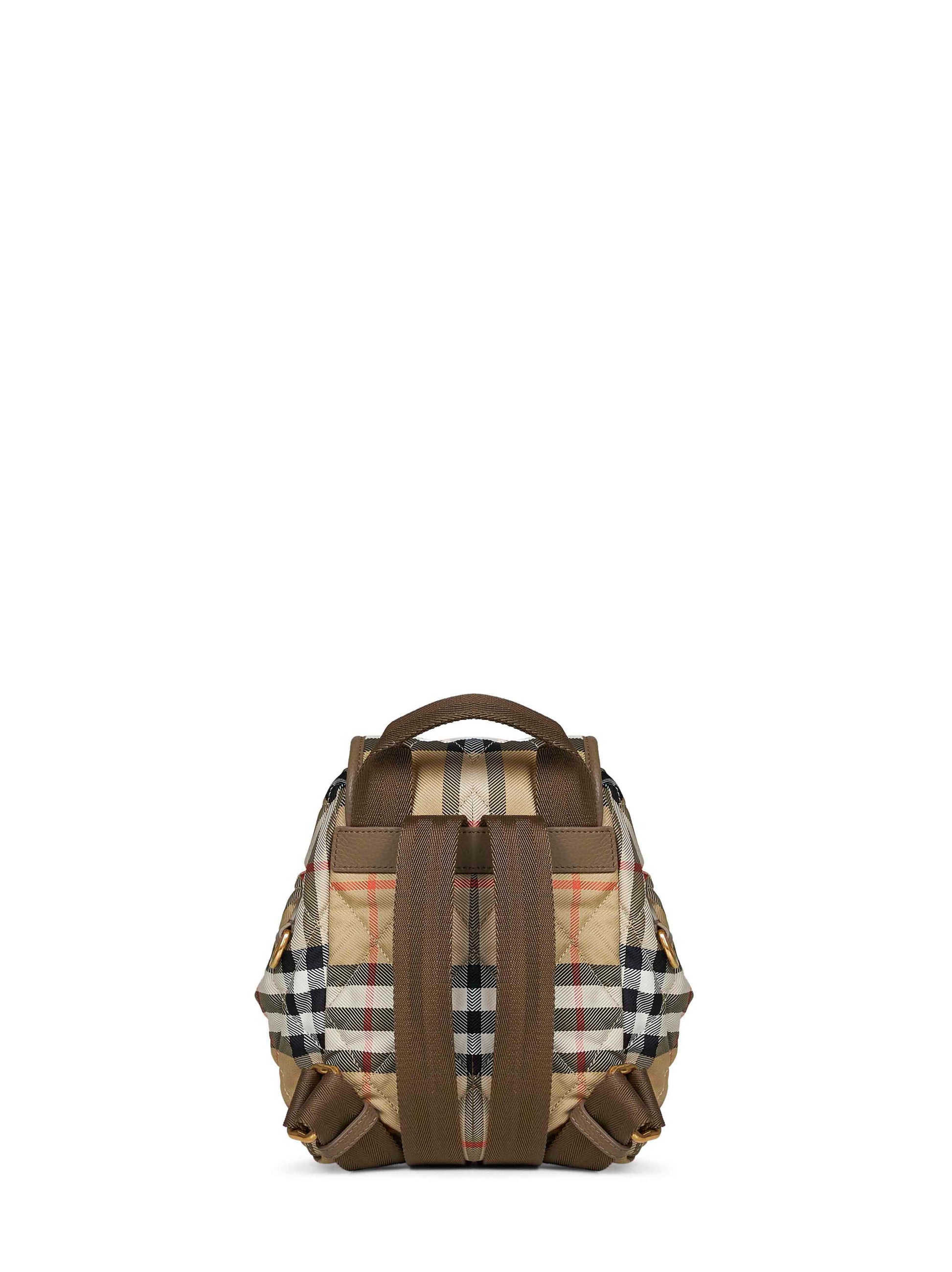 Burberry Women Sand Beige Horseshoe Mini Backpack BURBERRY