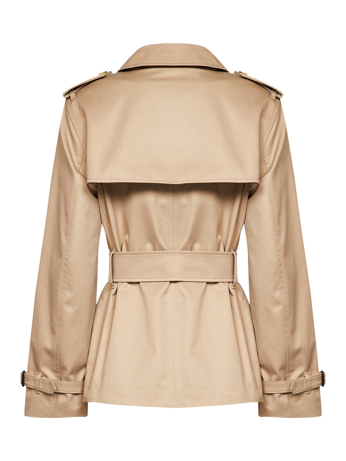 Burberry Women Honey Beige Gabardine Lakefield Trench Coat BURBERRY