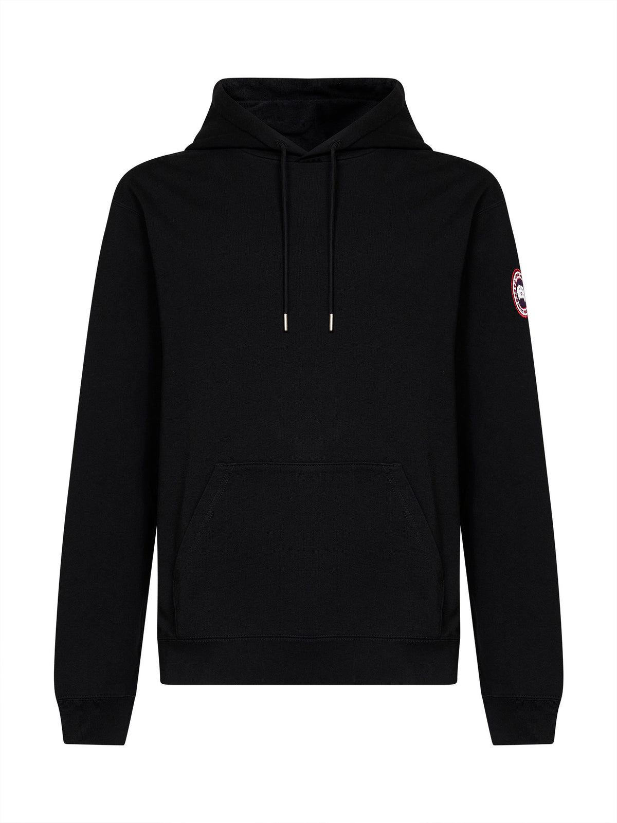 Canada Goose Men Black Huron Hooded Sweatshirt CANADA GOOSE