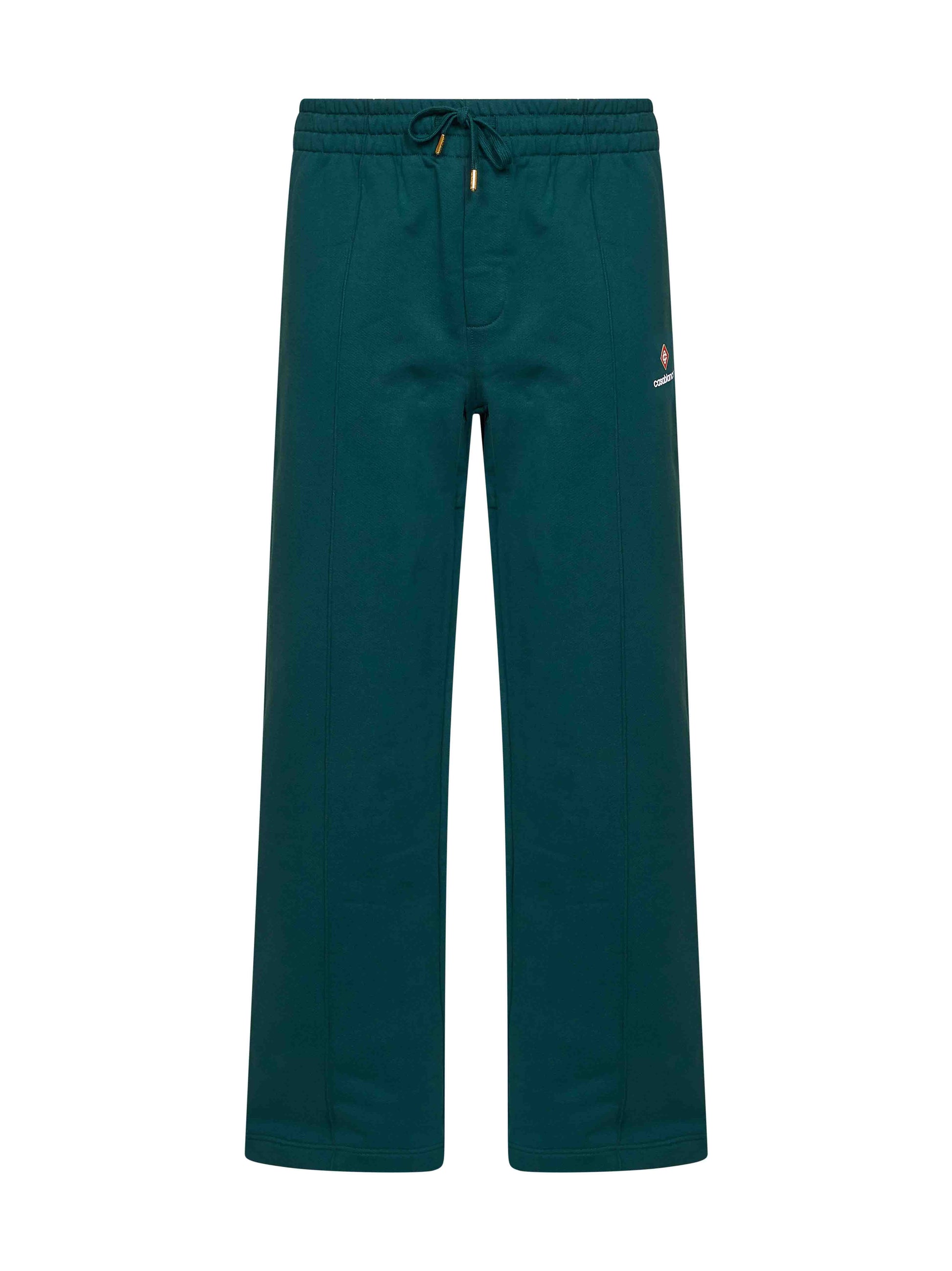 Casablanca Men Green Loopback Cotton Casablanca Sport Type Classic Joggers CASABLANCA