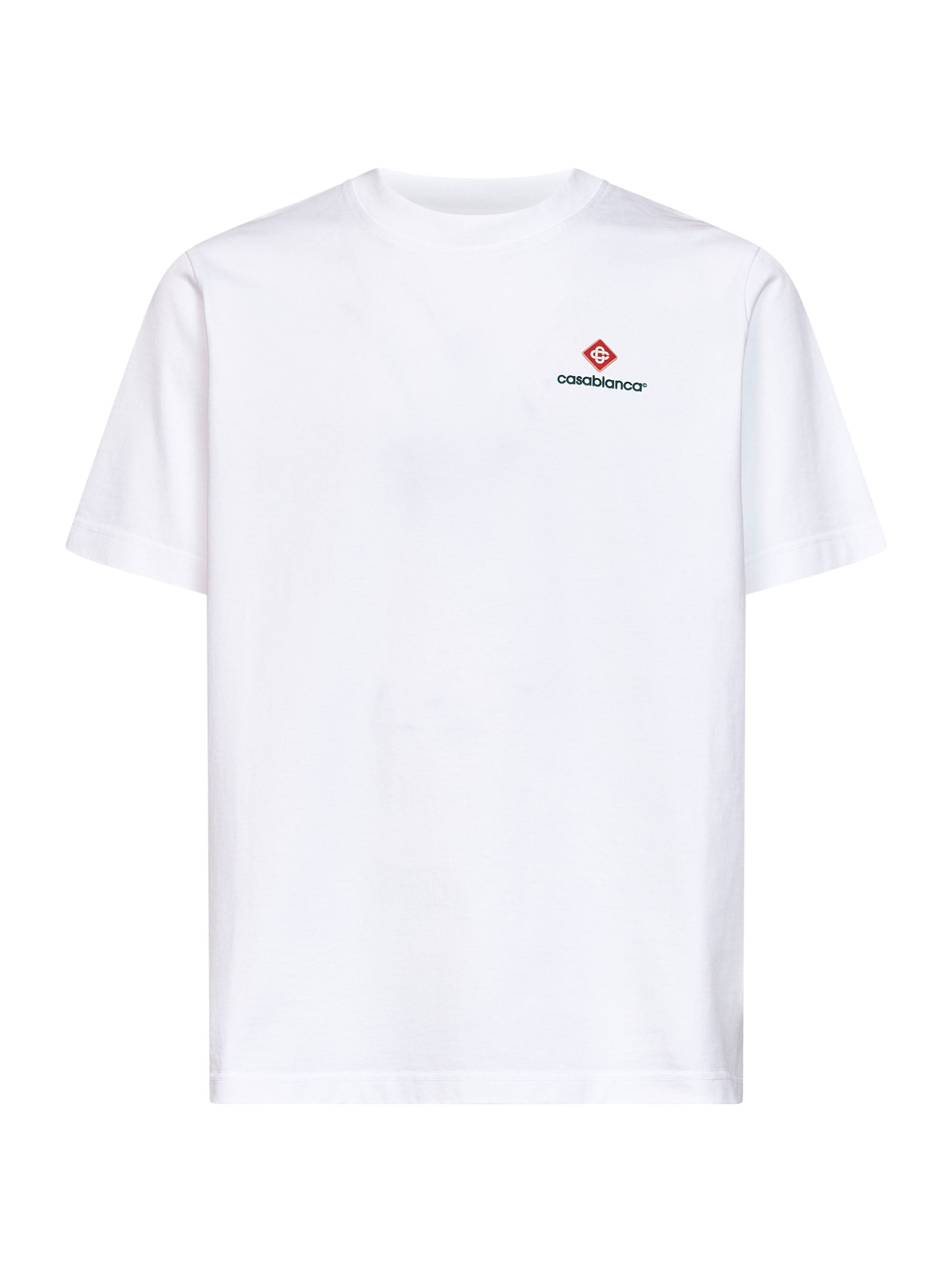 Casablanca Men White Cotton Jersey Casablanca Sport Type T-Shirt CASABLANCA
