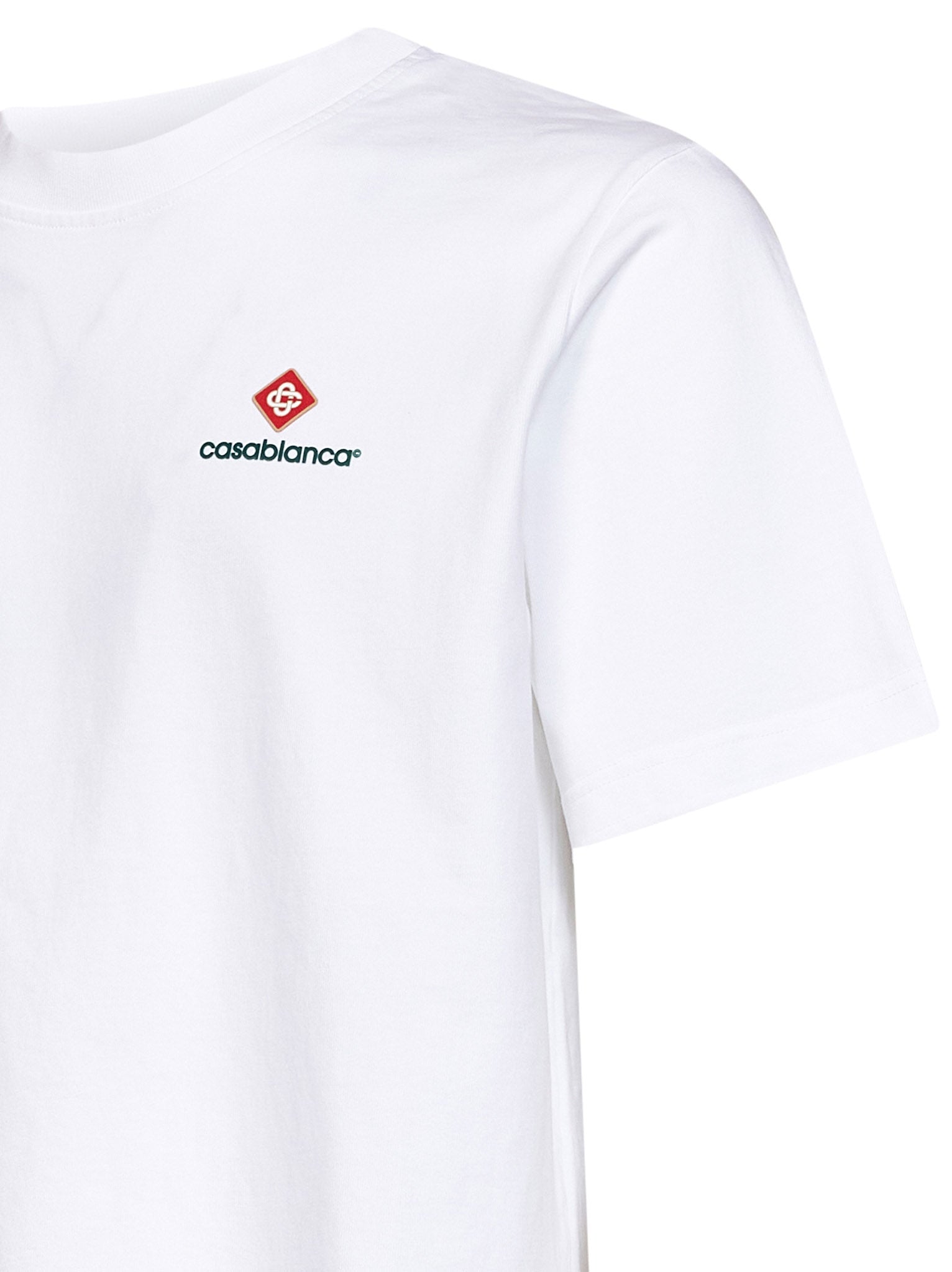 Casablanca Men White Cotton Jersey Casablanca Sport Type T-Shirt CASABLANCA