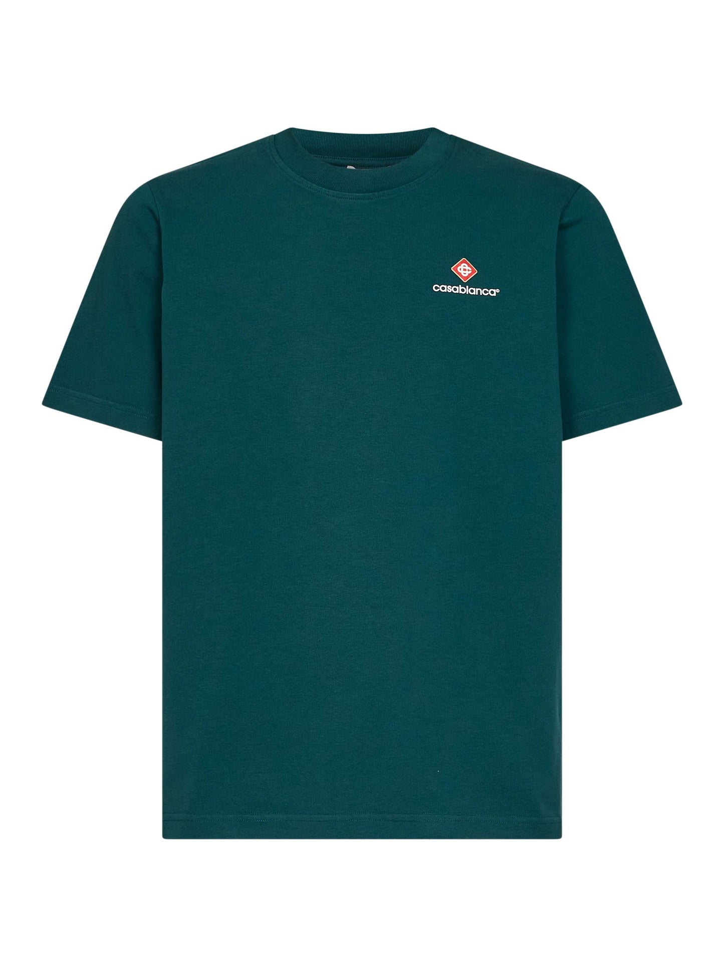 Casablanca Men Green Cotton Jersey Casablanca Sport Type T-Shirt CASABLANCA