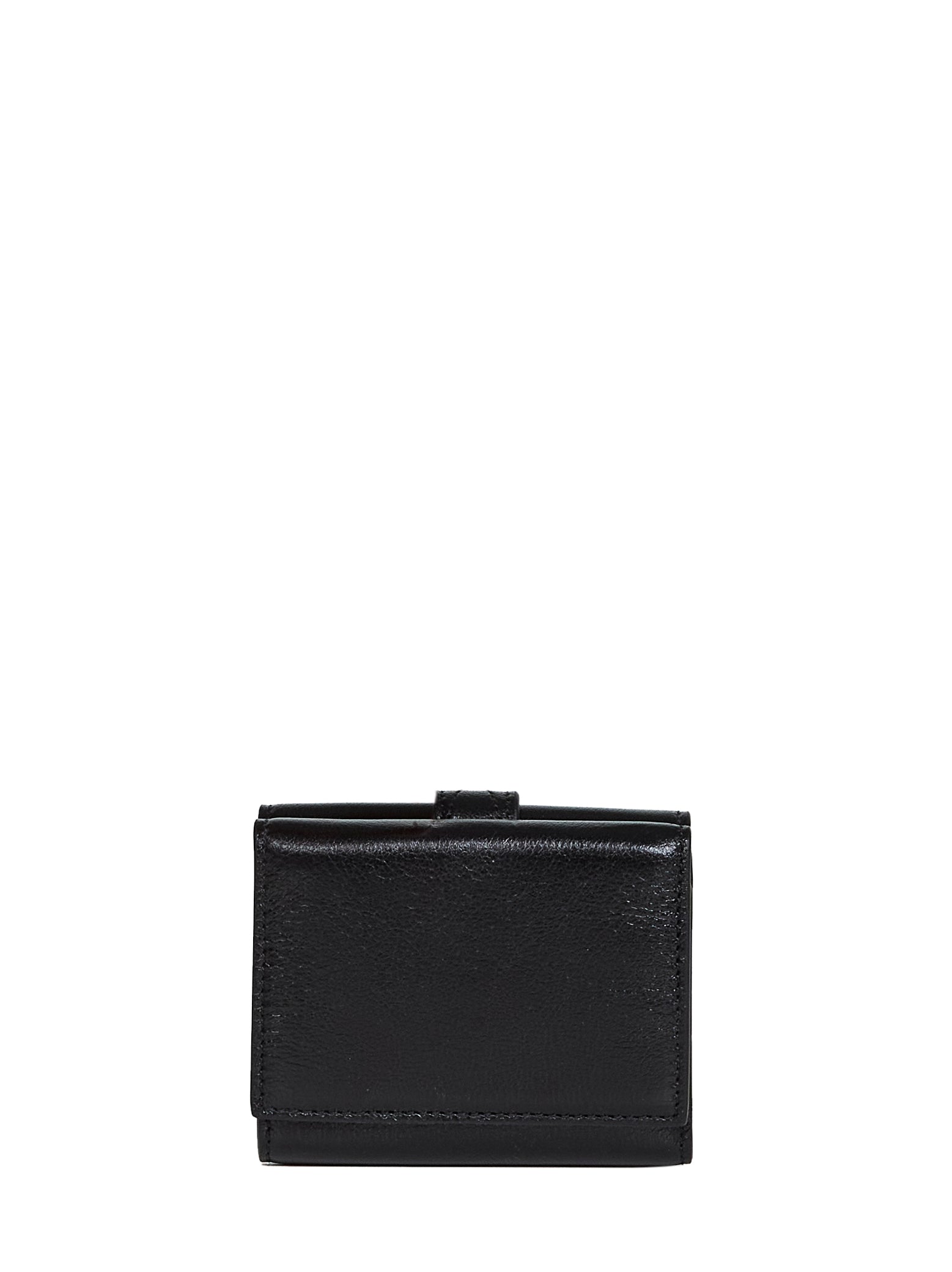 Chloé Women Black Paddington Mini Tri-Fold Wallet CHLOE