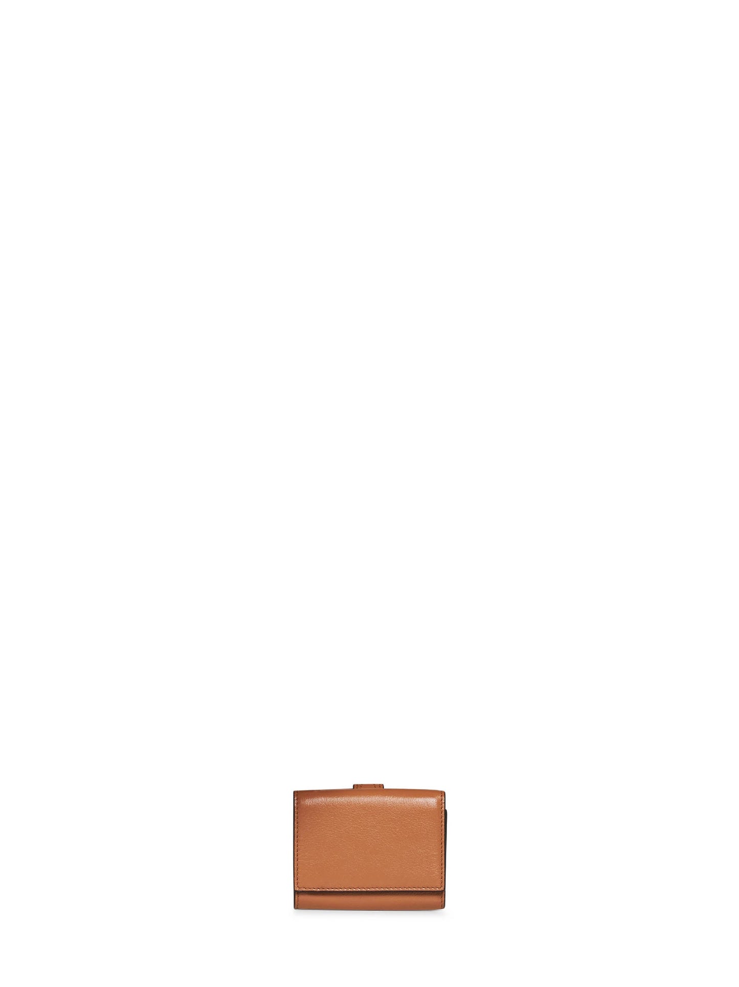 Chloé Women Mustang Brown Paddington Mini Tri-Fold Wallet CHLOE