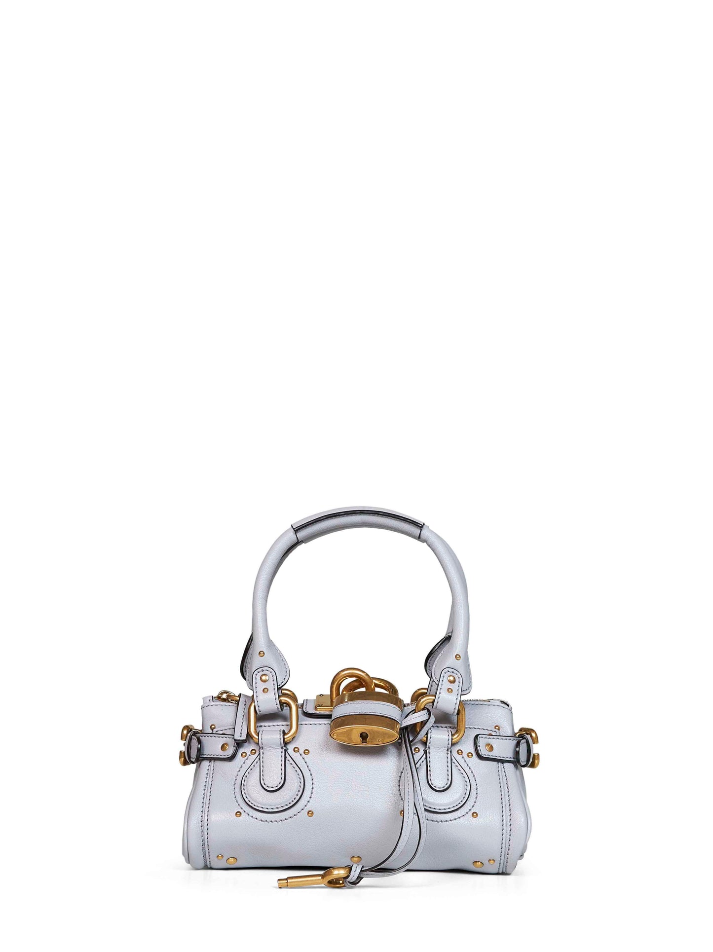 Chloé Women Greyish Blue Paddington Small Handbag CHLOE