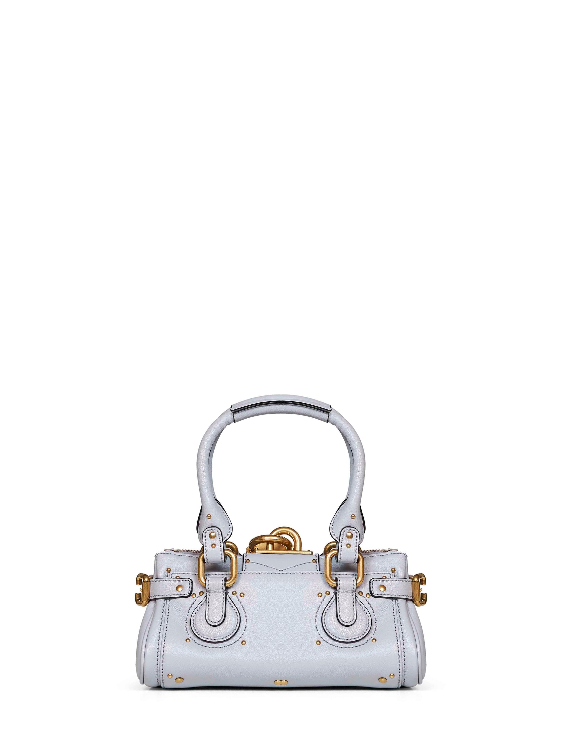 Chloé Women Greyish Blue Paddington Small Handbag CHLOE