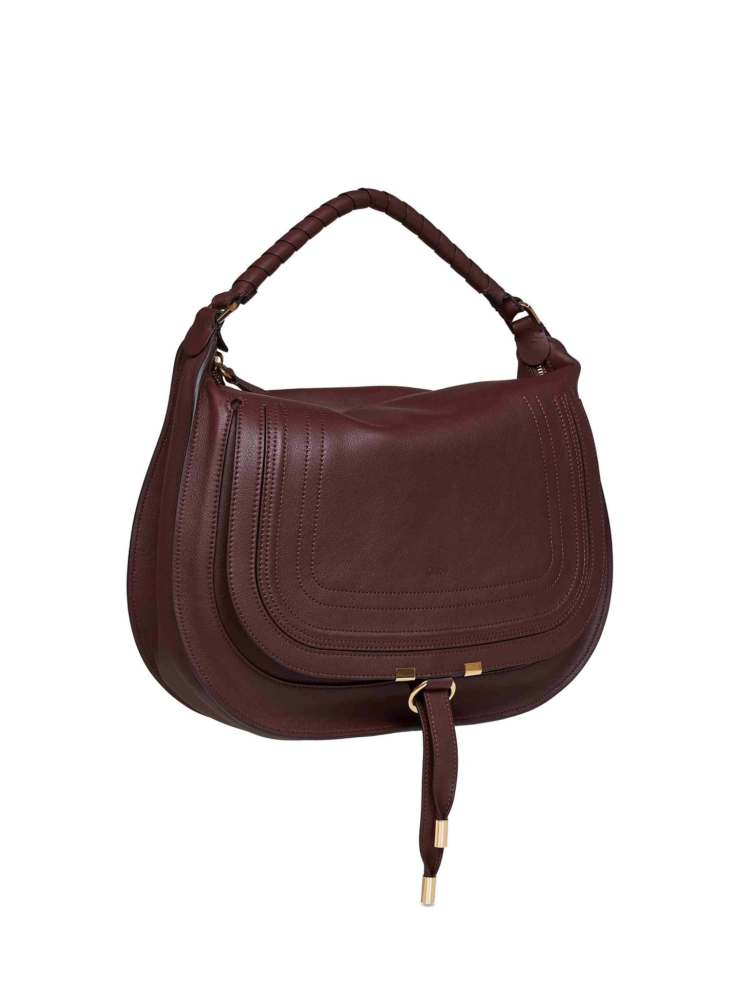 Chloé Women Dark Velvet Marcie Small Shoulder Bag CHLOE