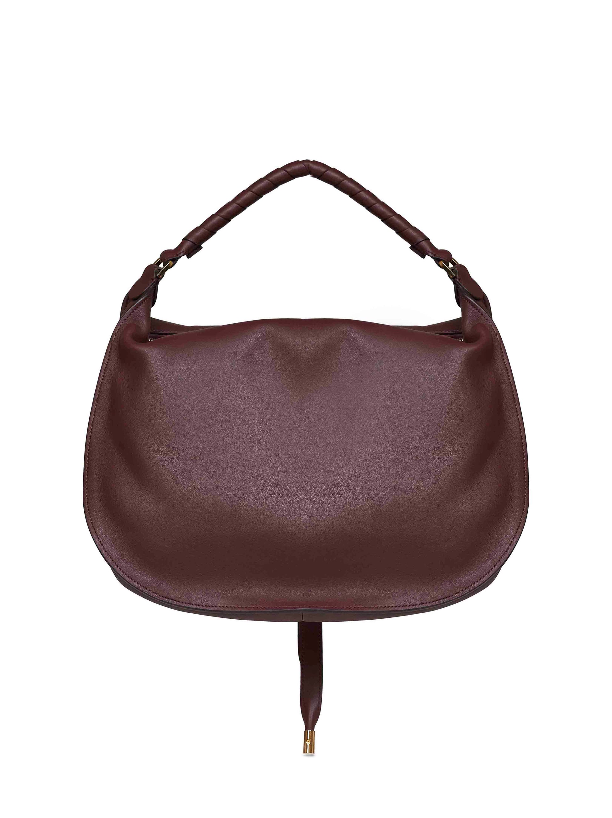 Chloé Women Dark Velvet Marcie Small Shoulder Bag CHLOE