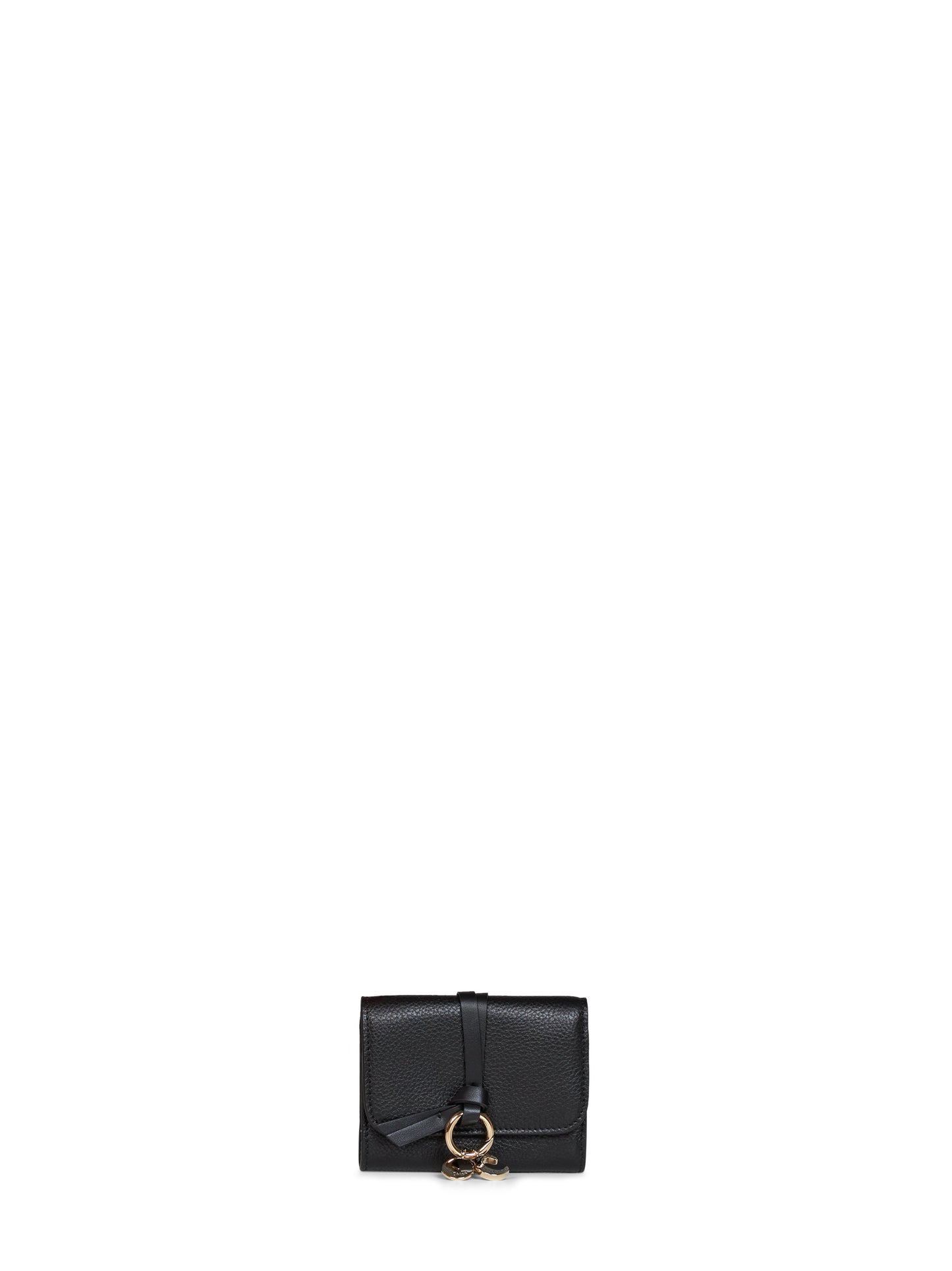 Chloé Women Black Alphabet Small Trifold Wallet CHLOE