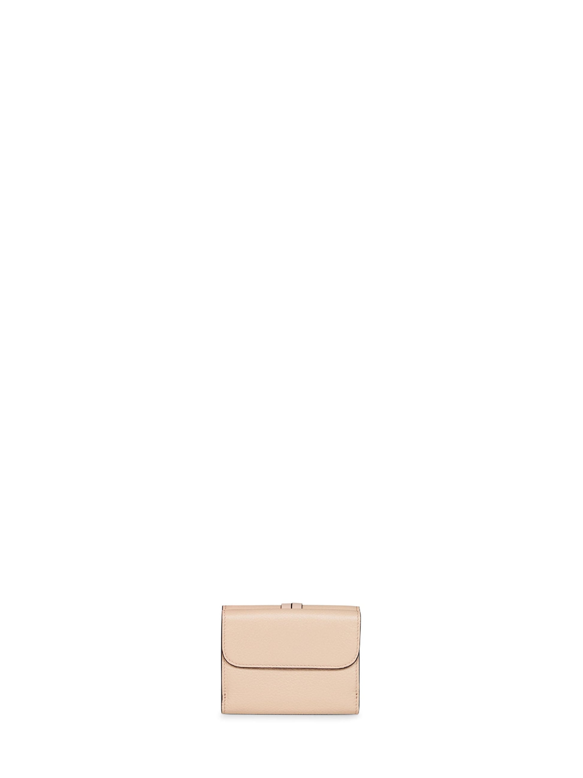 Chloé Women Cement Pink Alphabet Small Trifold Wallet CHLOE