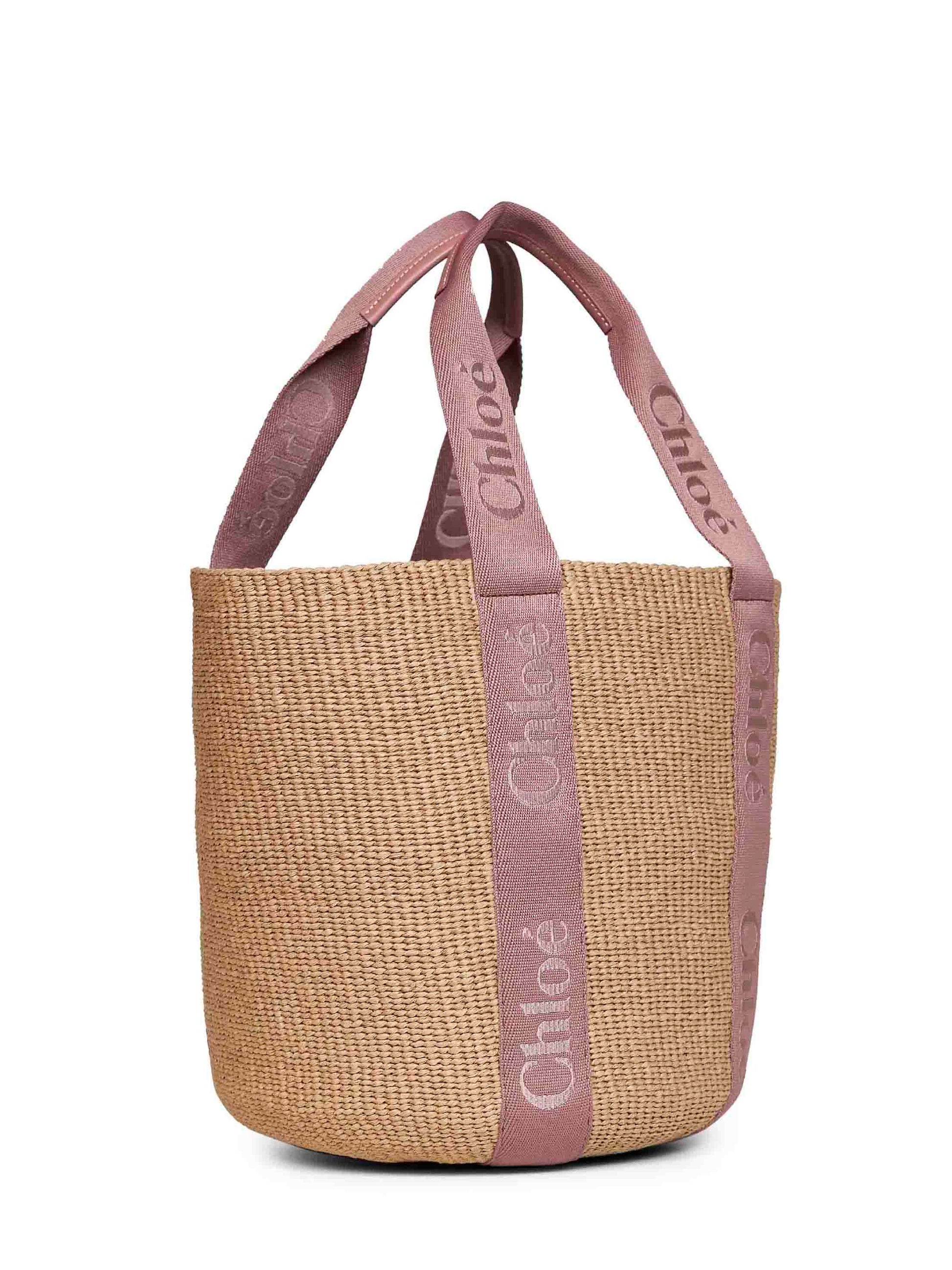 Chloé Women Nougat Woody Large Basket Bag CHLOE