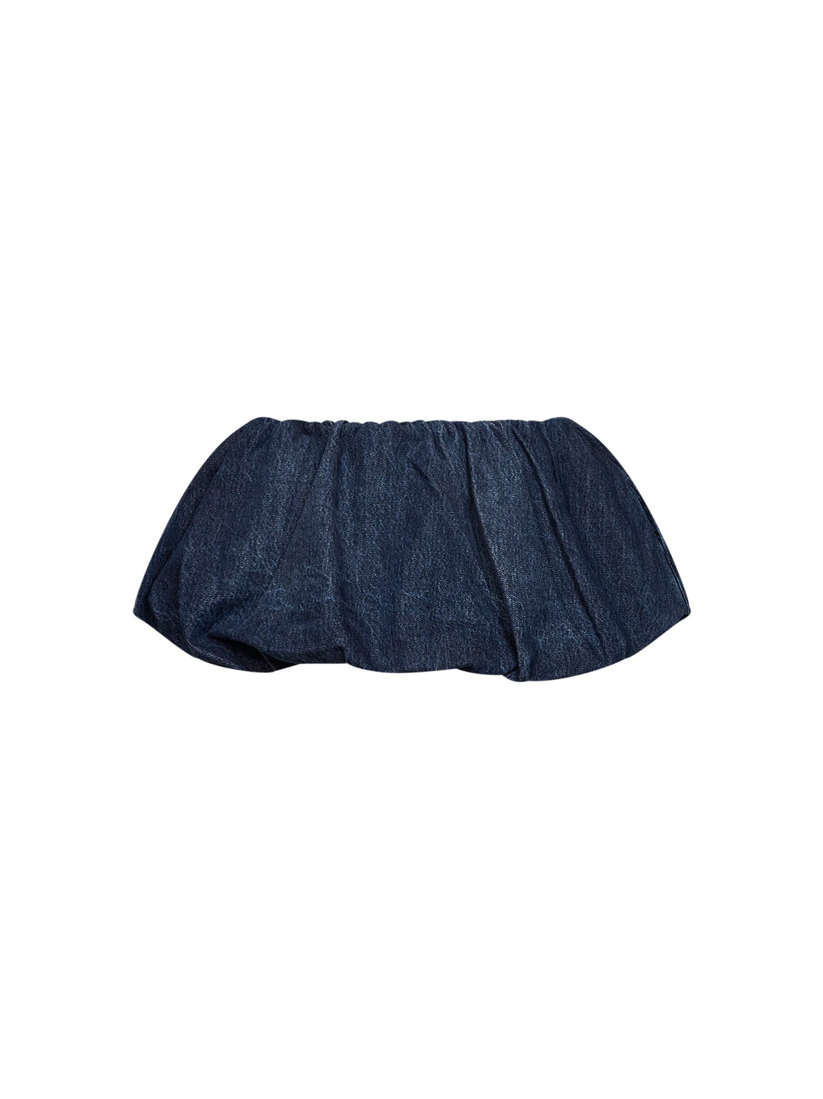 Diesel Women Blue Denim Balloon Mini Skirt DIESEL