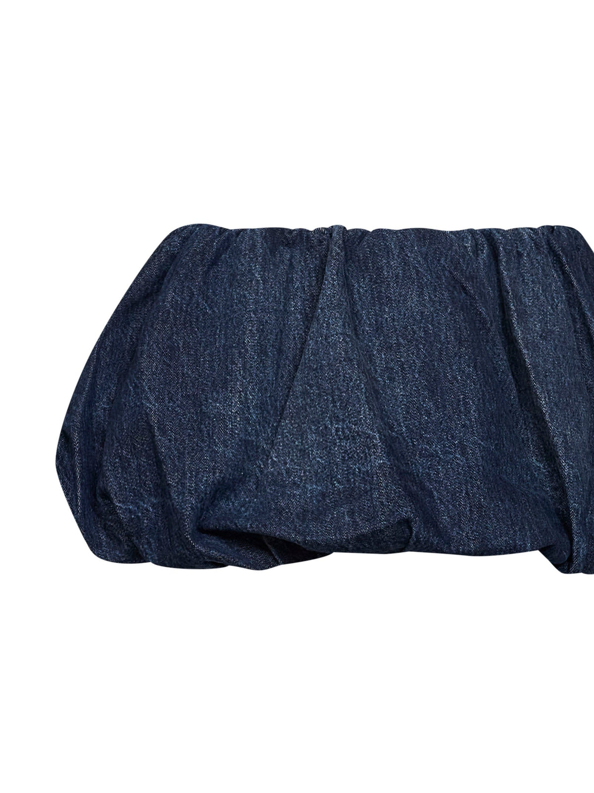 Diesel Women Blue Denim Balloon Mini Skirt DIESEL