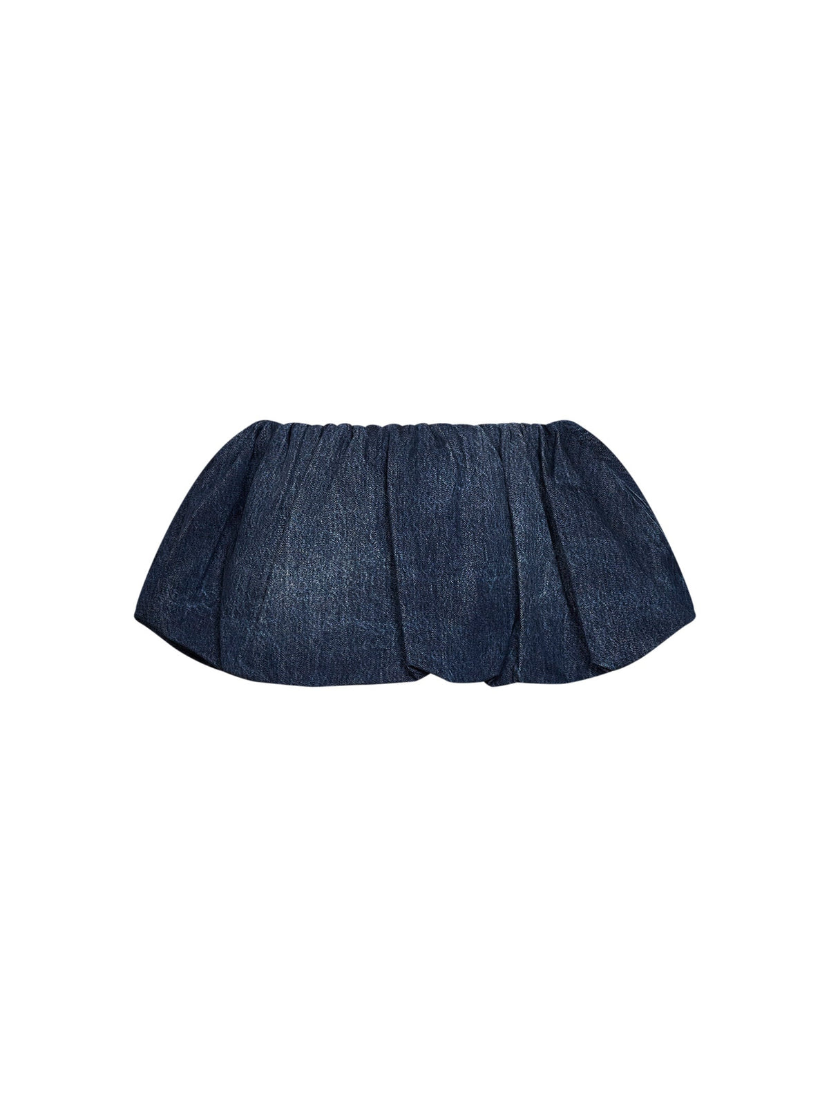Diesel Women Blue Denim Balloon Mini Skirt DIESEL