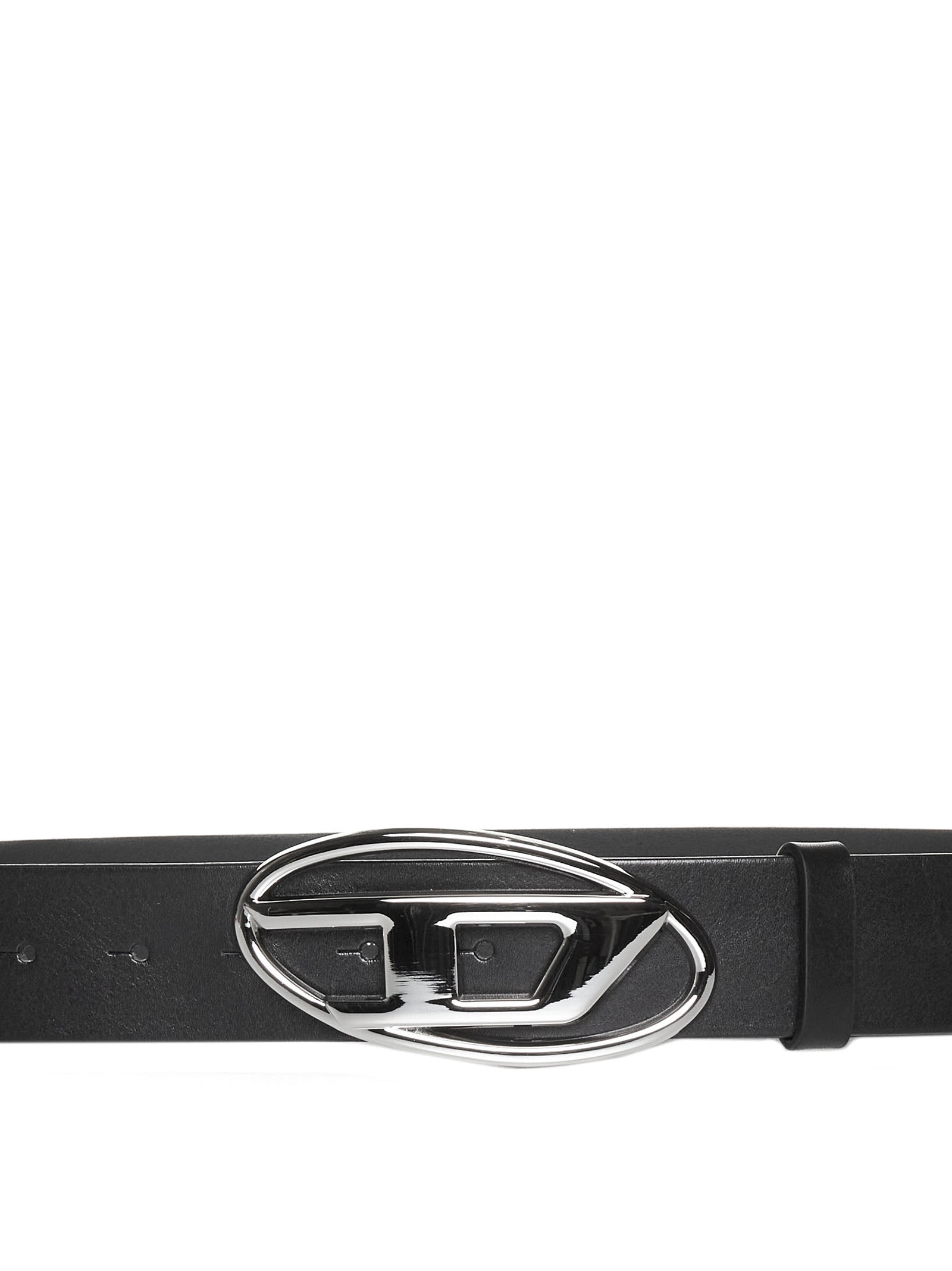 Diesel Women Belt With D-Logo Buckle DIESEL