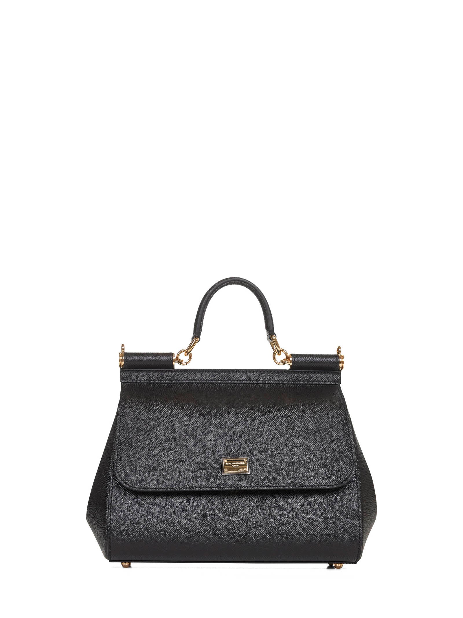 Dolce & Gabbana Women Black Large Sicily Handbag DOLCE & GABBANA
