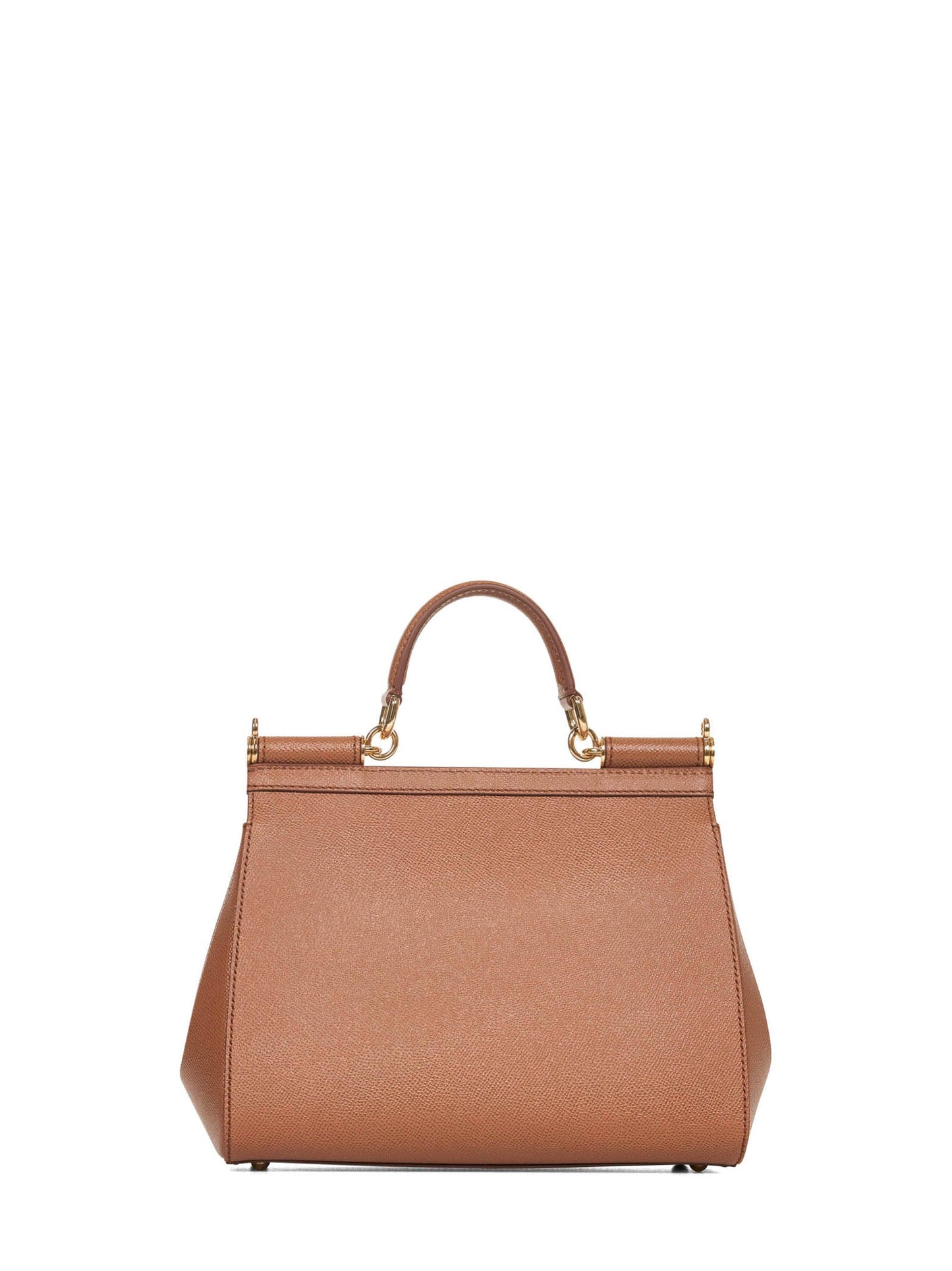 Dolce & Gabbana Women Camel Large Sicily Handbag DOLCE & GABBANA