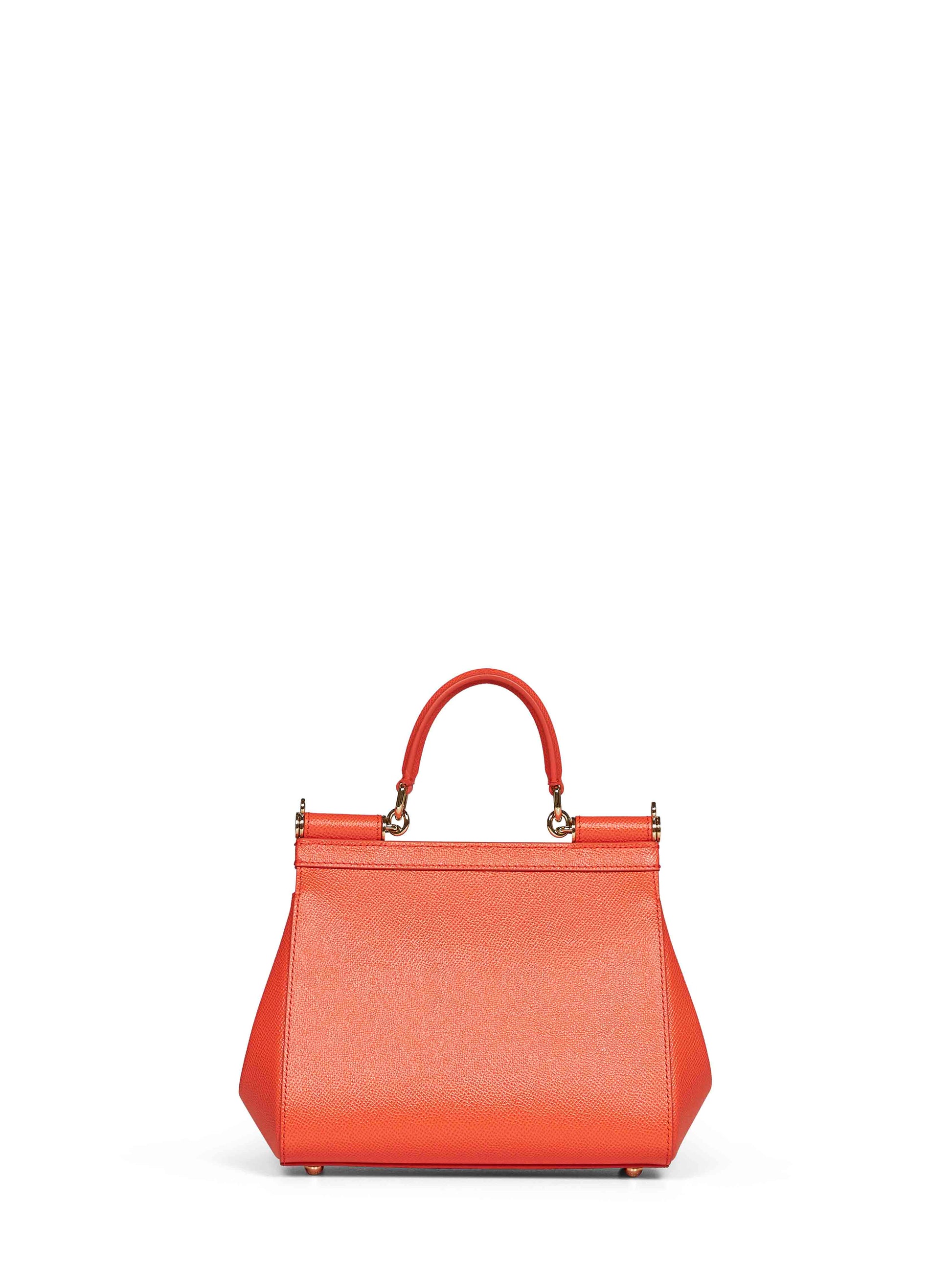 Dolce & Gabbana Women Orange Small Sicily Handbag DOLCE & GABBANA
